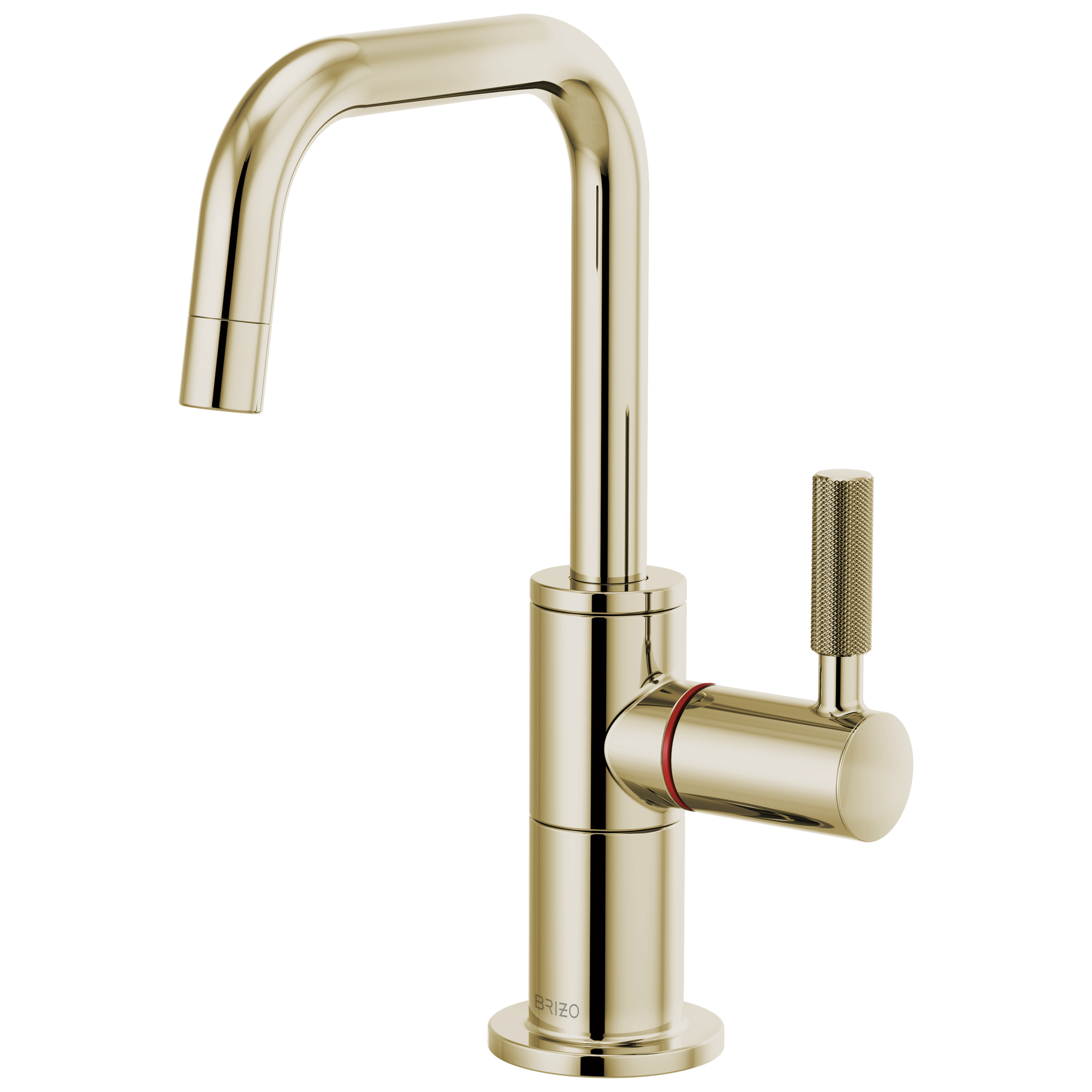 Brizo Brizo Litze®: Instant Hot Faucet with Square Spout and Knurled Handle
