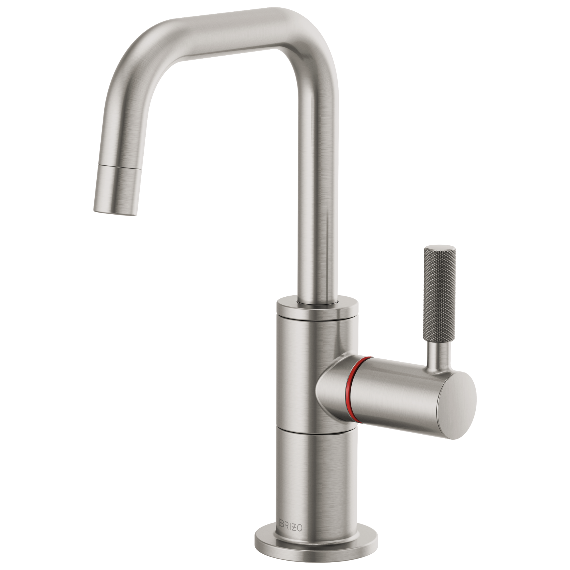 Brizo Brizo Litze®: Instant Hot Faucet with Square Spout and Knurled Handle