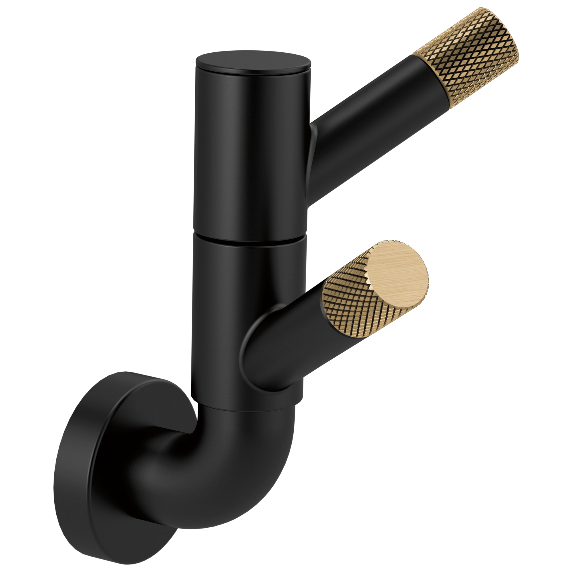 Brizo Brizo Litze®: Rotating Double Robe Hook With Knurling