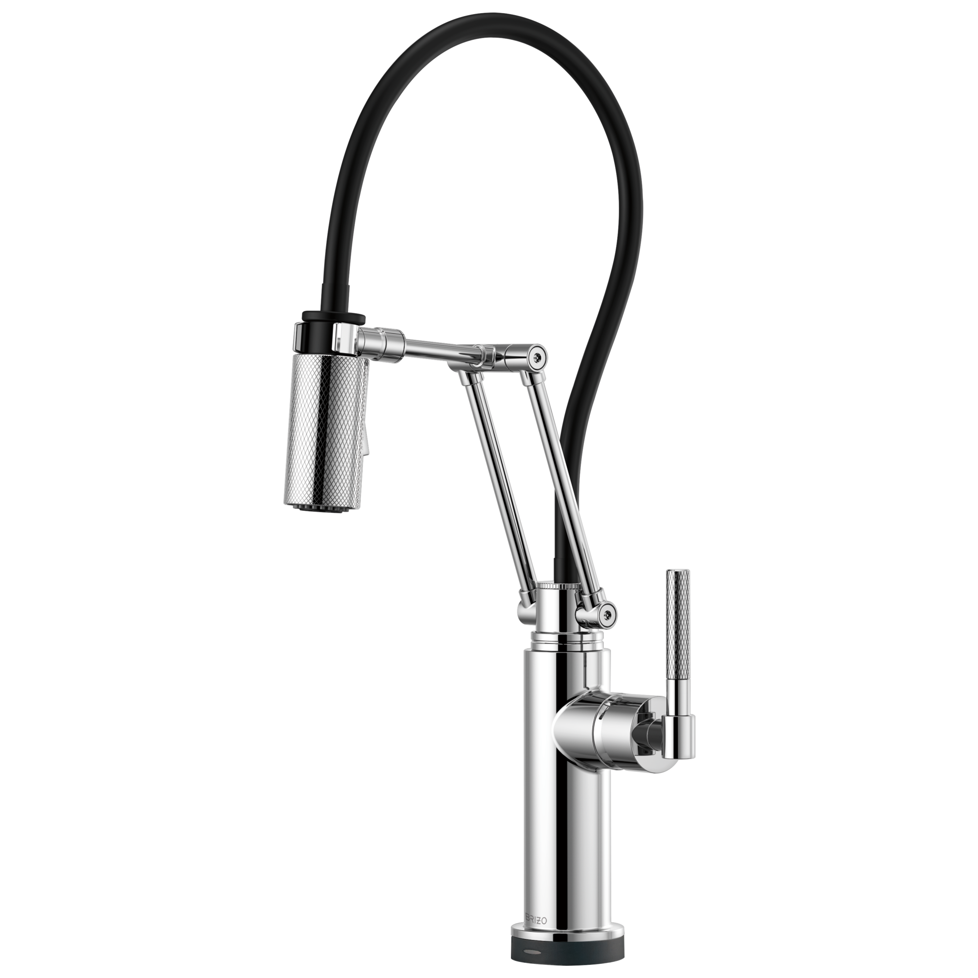 Brizo Brizo Litze®: SmartTouch® Articulating Kitchen Faucet with Knurled Handle