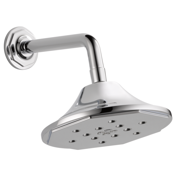 Brizo Brizo Rook®: 8” H<sub>2</sub>Okinetic<sup>®</sup> Round Multi-Function Wall Mount Showerhead