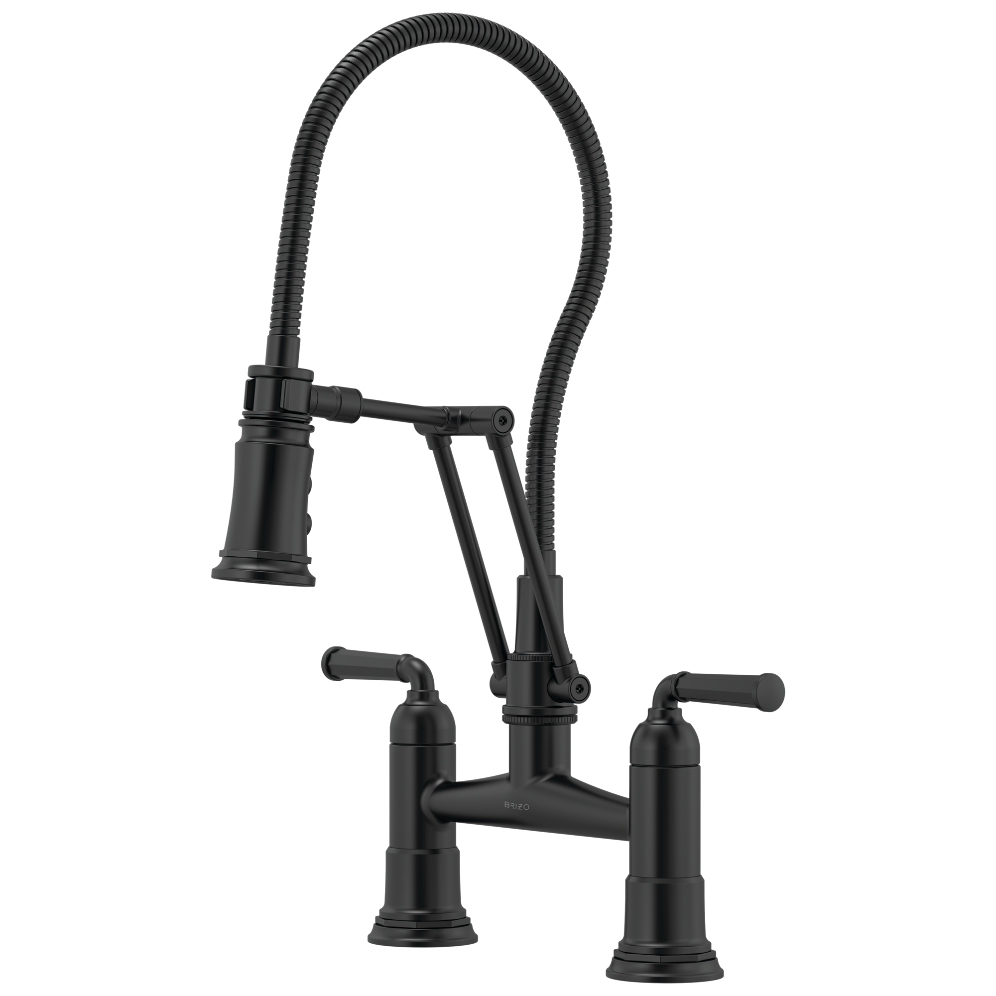 Brizo Brizo Rook®: Articulating Bridge Faucet with Finished Hose