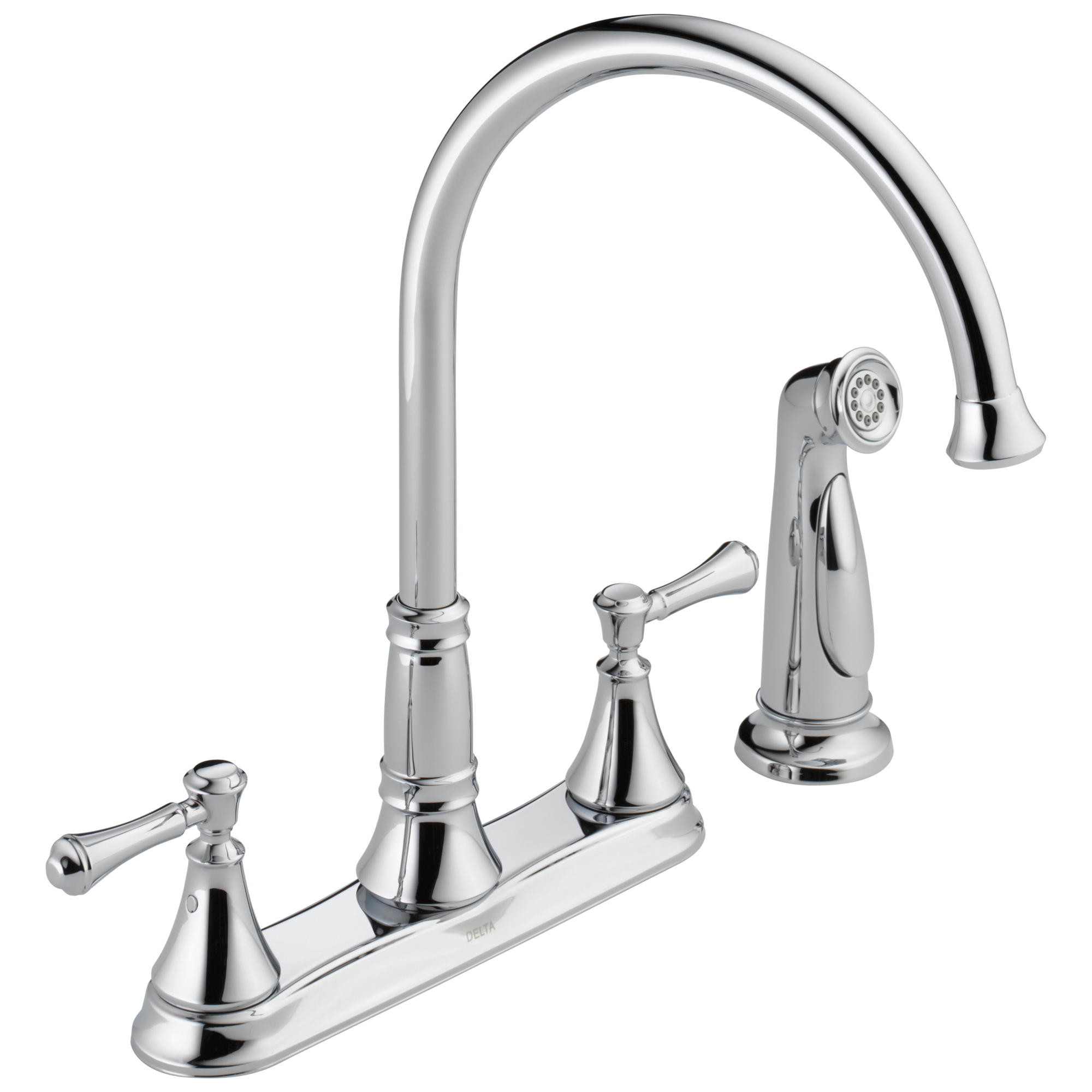 Delta Delta Cassidy®: Two Handle Kitchen Faucet with Spray Delta Delta Cassidy®: Two Handle Kitchen Faucet with Spray