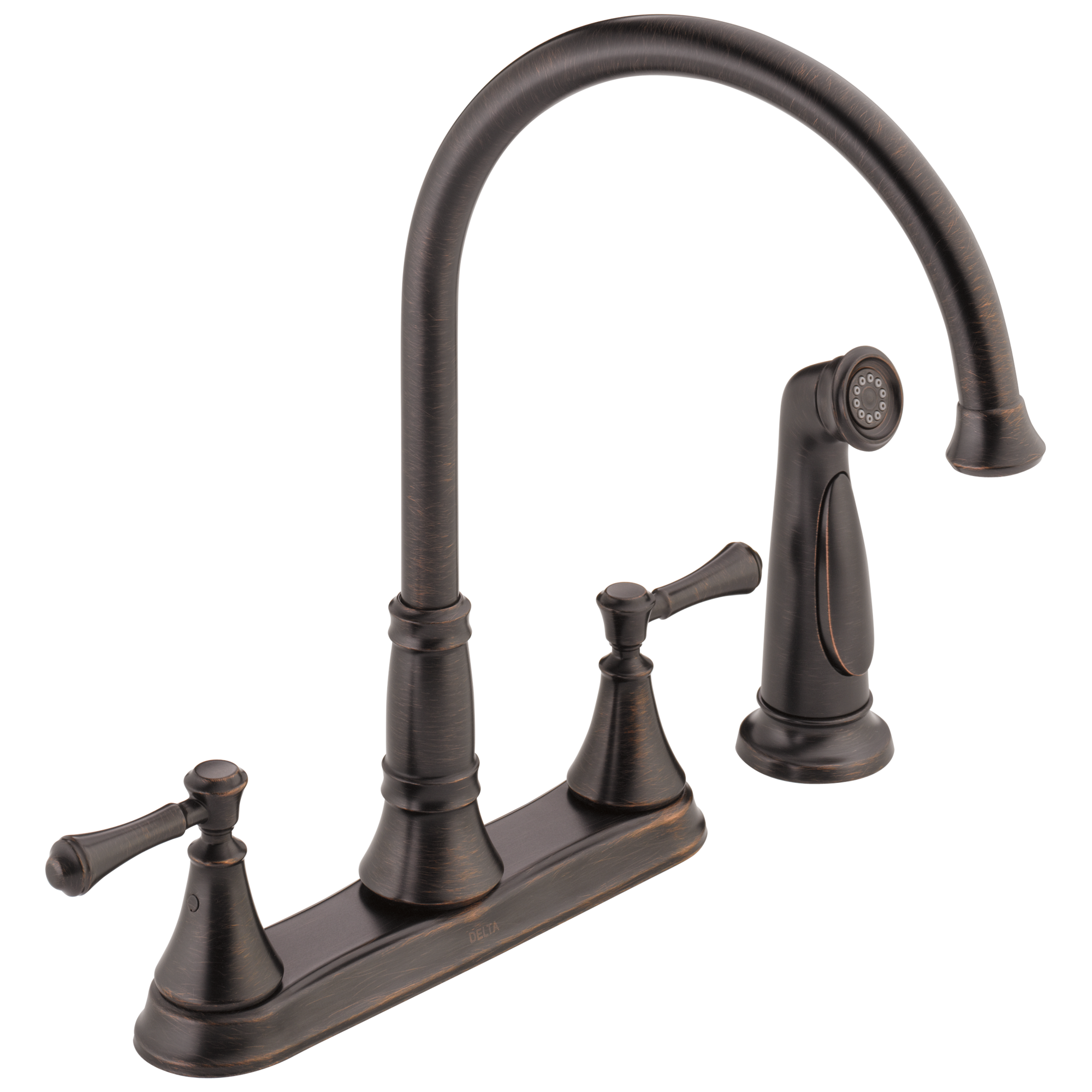 Delta Delta Cassidy®: Two Handle Kitchen Faucet with Spray Delta Delta Cassidy®: Two Handle Kitchen Faucet with Spray