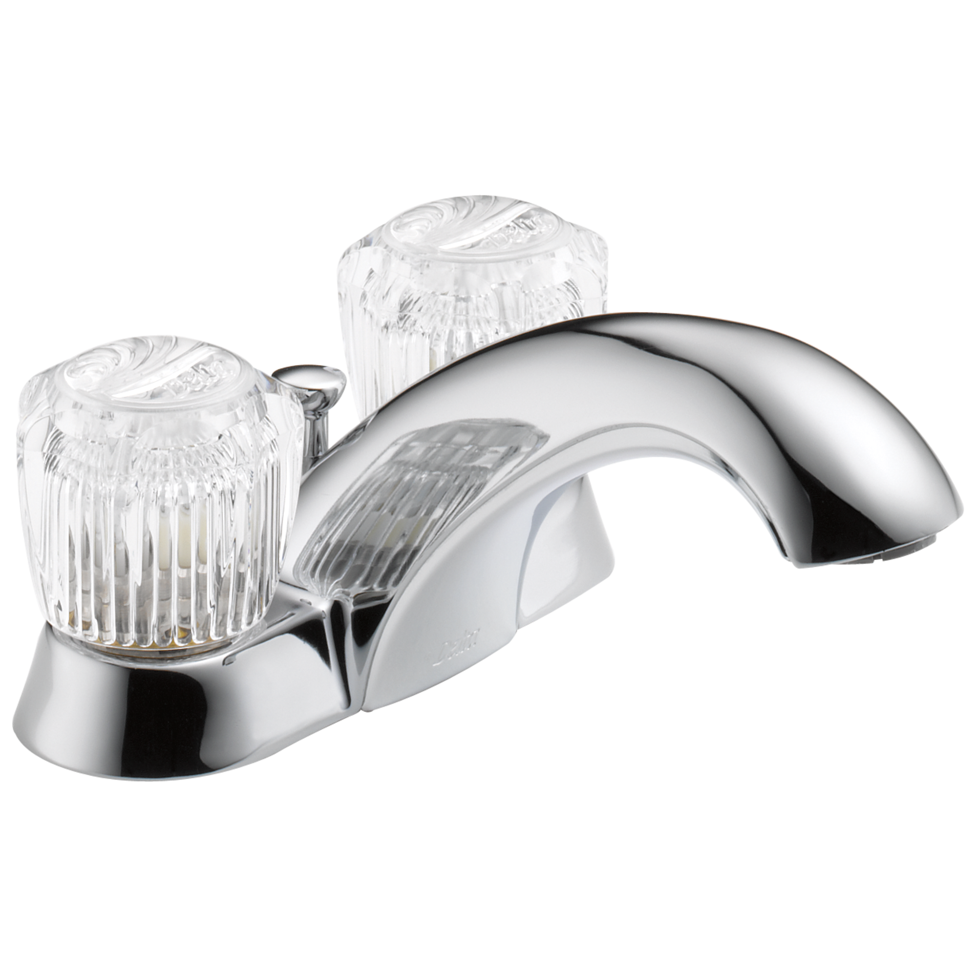 Delta Delta Classic: Two Handle Tract-Pack Centerset Bathroom Faucet Delta Delta Classic: Two Handle Tract-Pack Centerset Bathroom Faucet