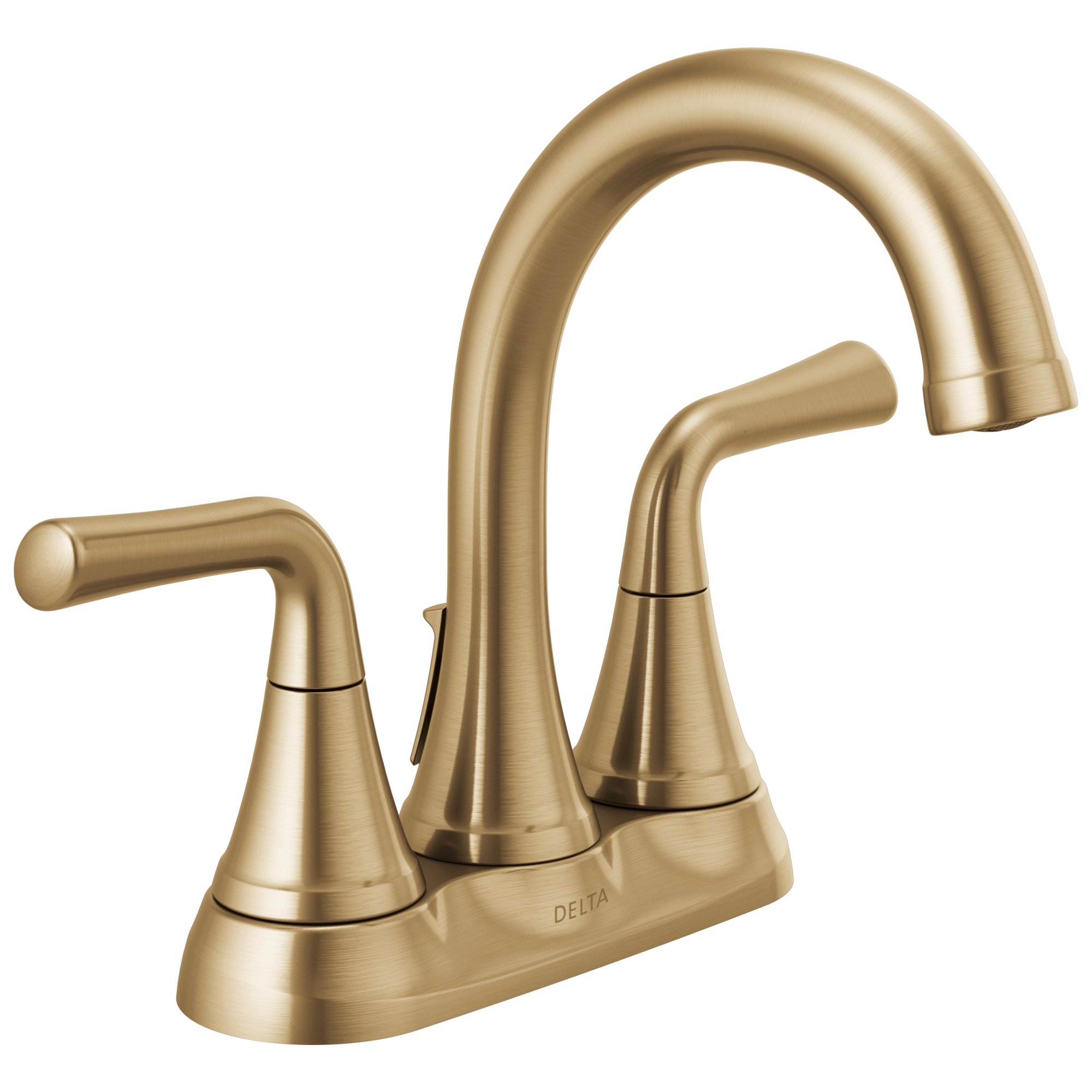 Delta Delta Kayra®: Two Handle Tract-Pack Centerset Bathroom Faucet