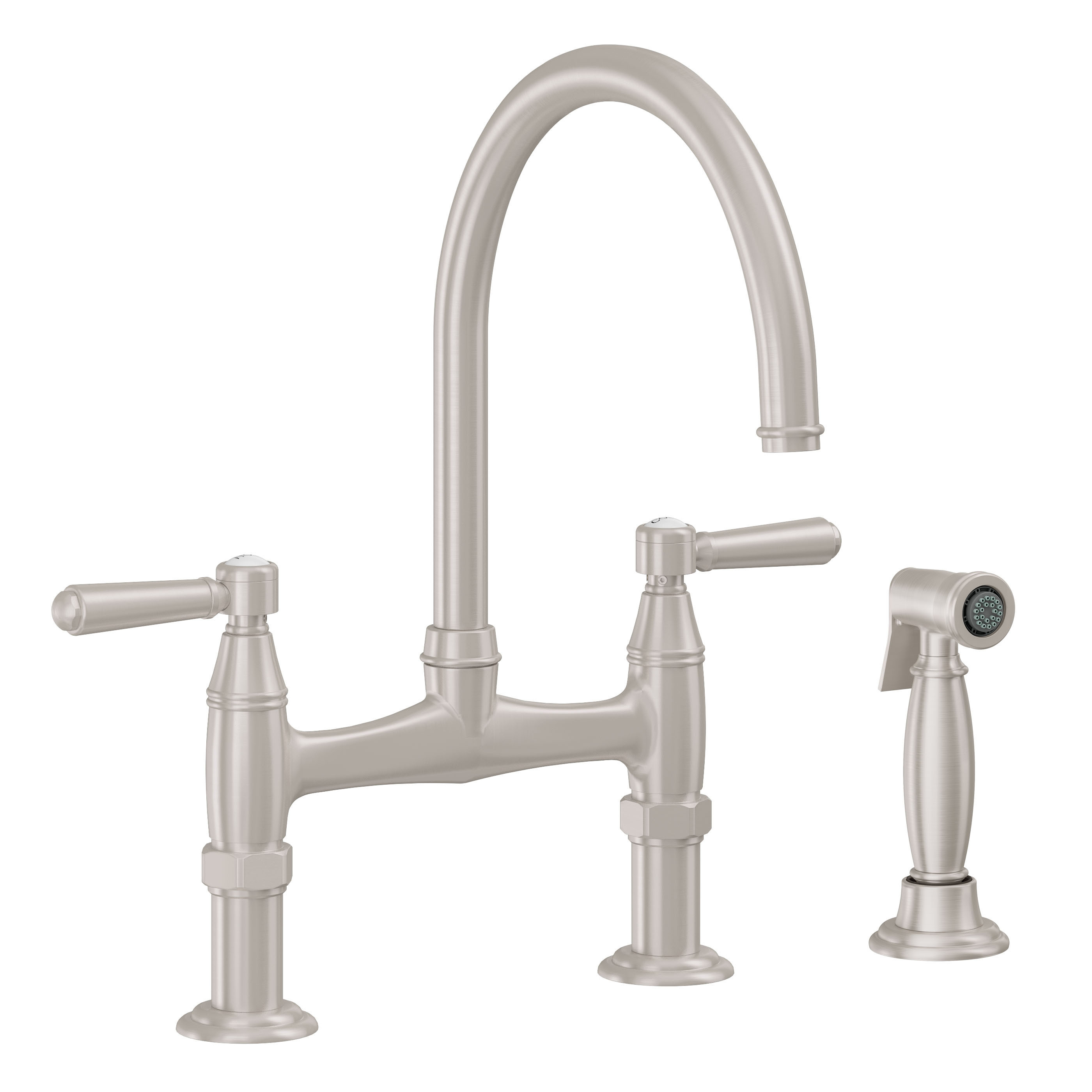 California Faucets Bridge Kitchen Faucet with Sidespray