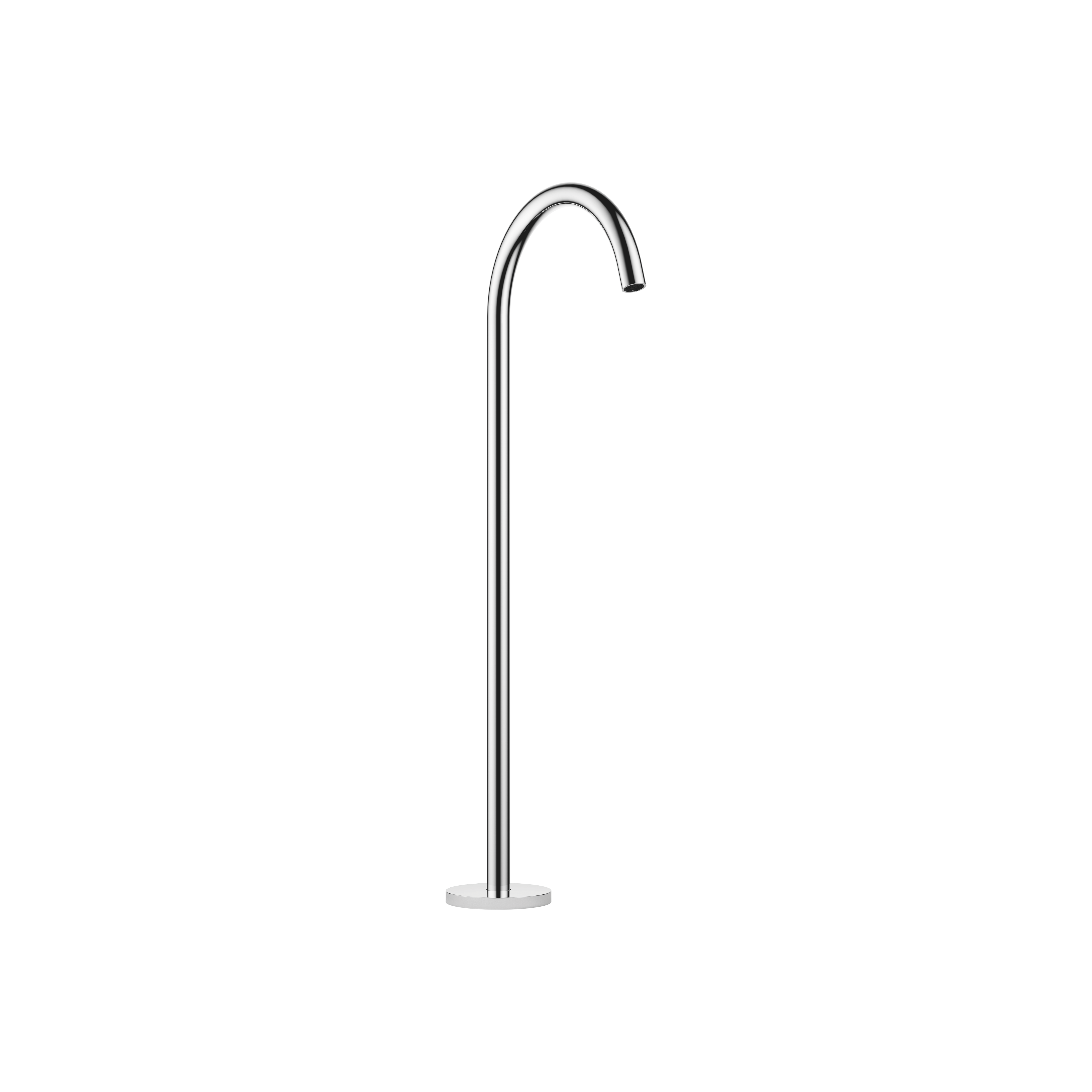 DornBracht META Tub spout without diverter for freestanding installation - Chrome