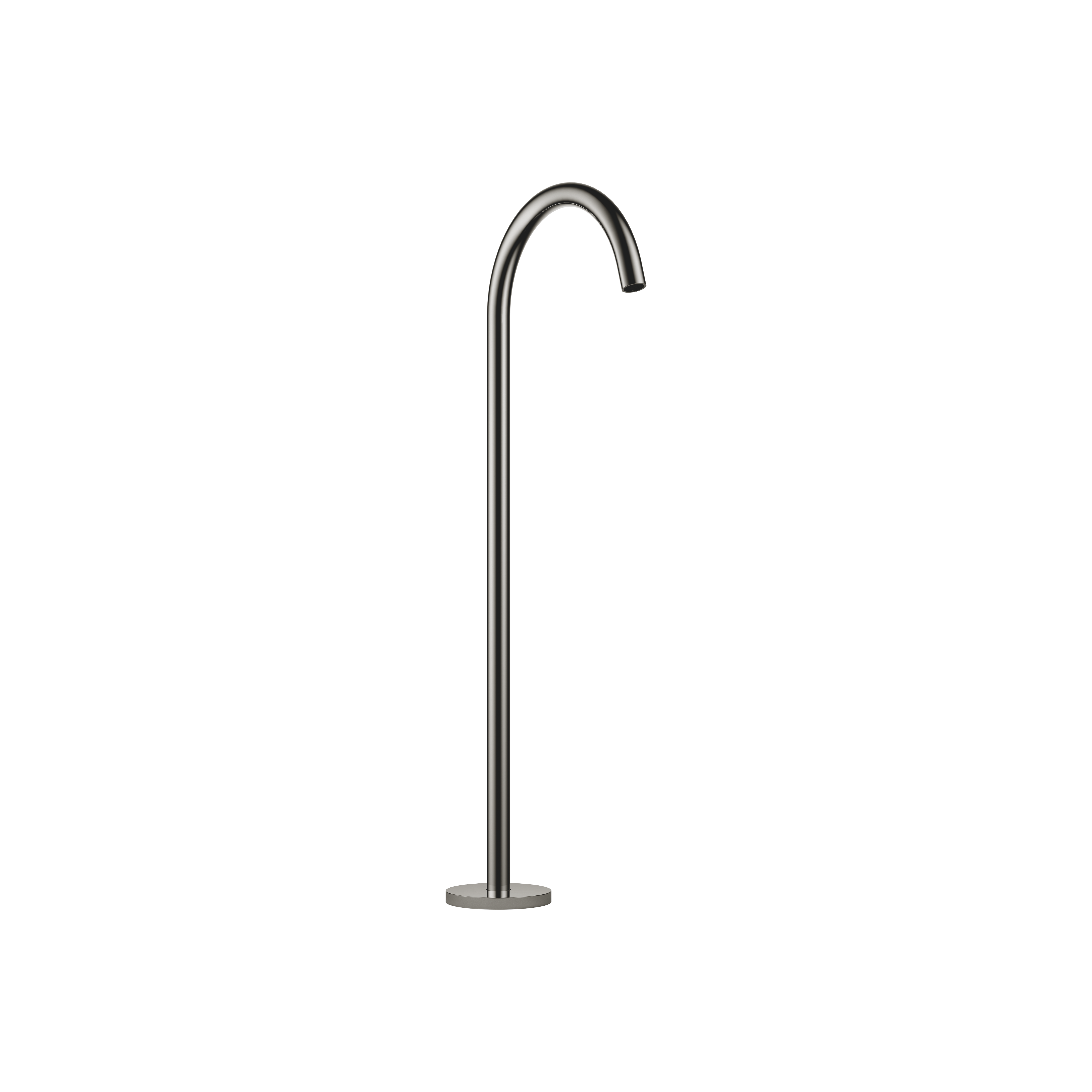 DornBracht META Tub spout without diverter for freestanding installation - Dark Chrome