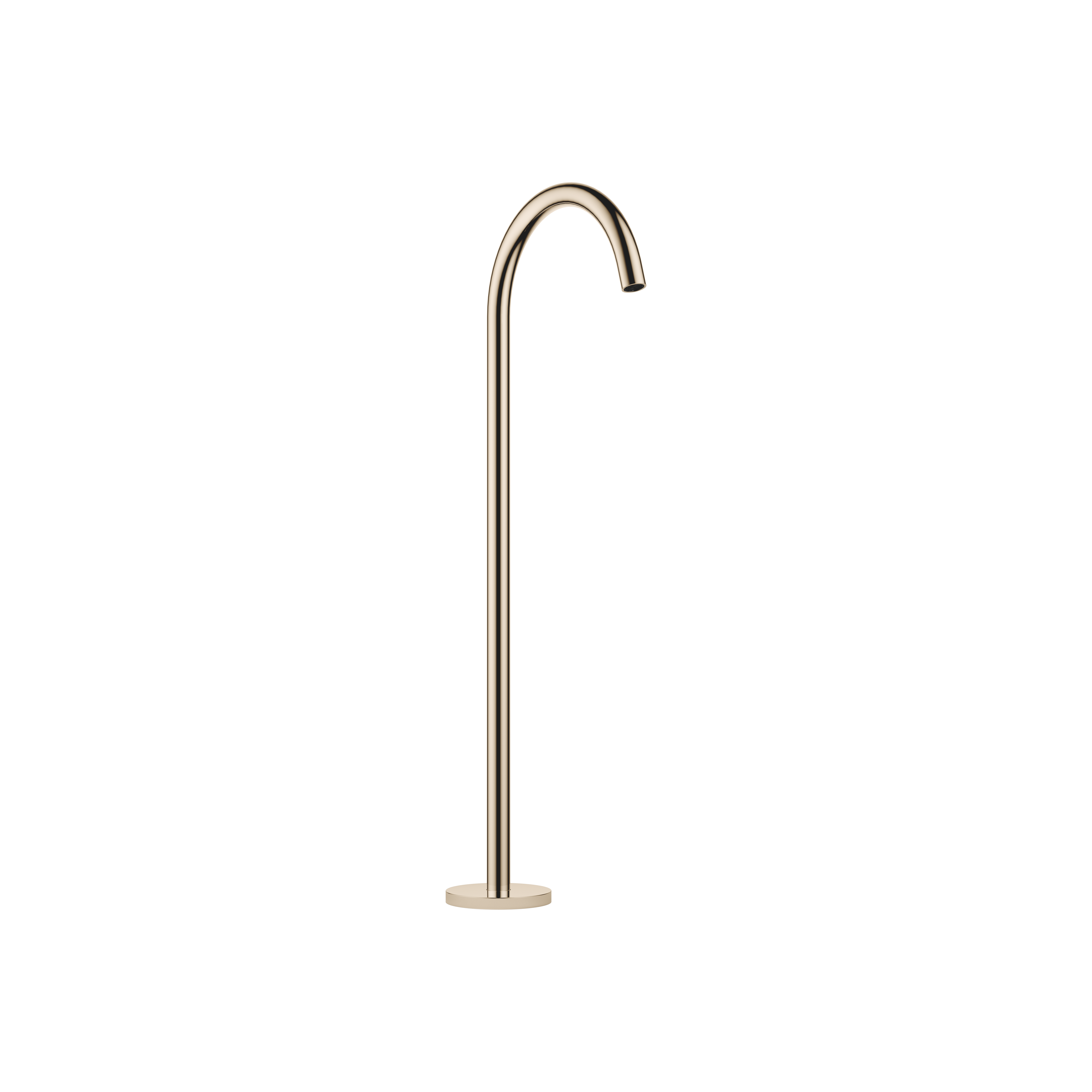 DornBracht META Tub spout without diverter for freestanding installation - Light gold