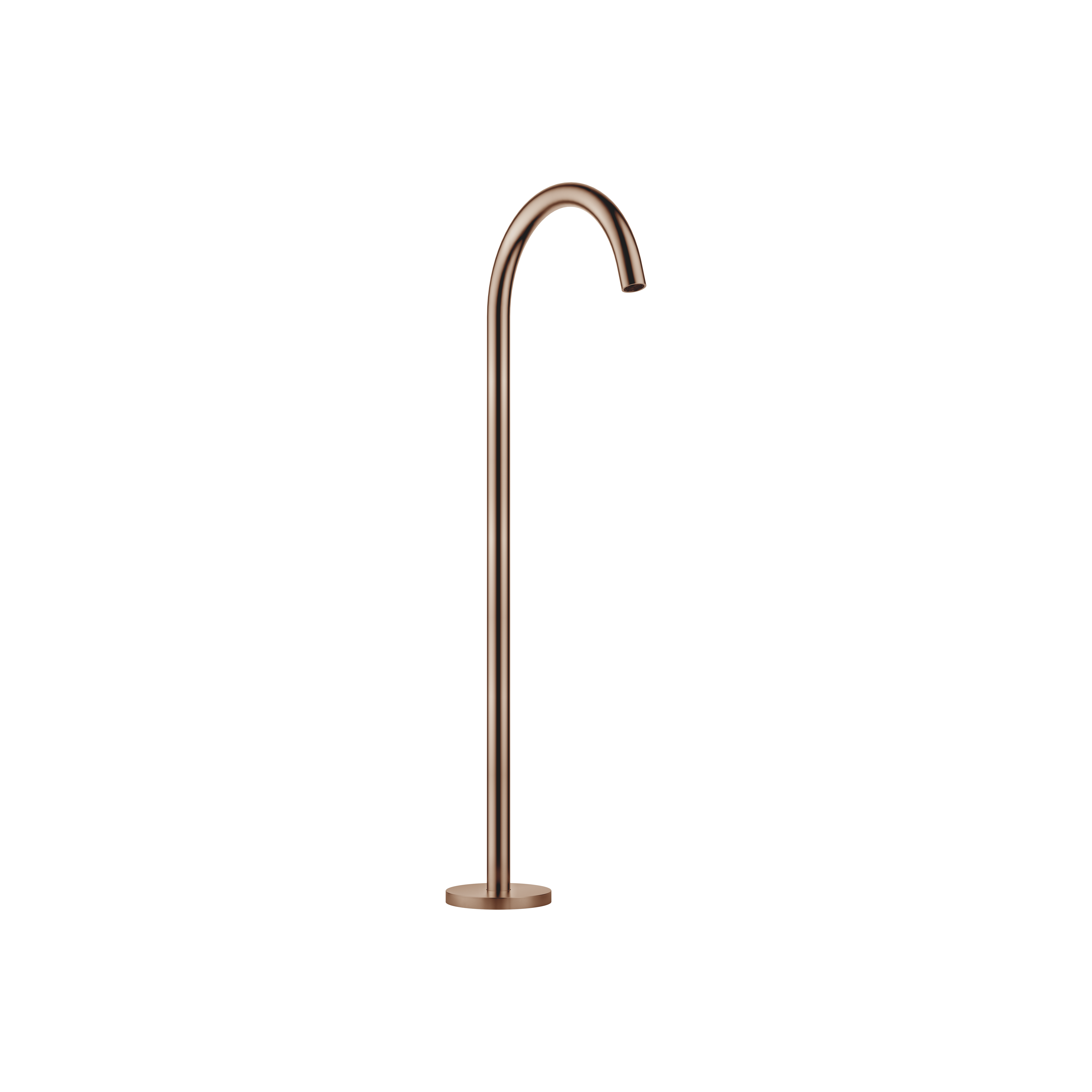 DornBracht META Tub spout without diverter for freestanding installation - Brushed Bronze