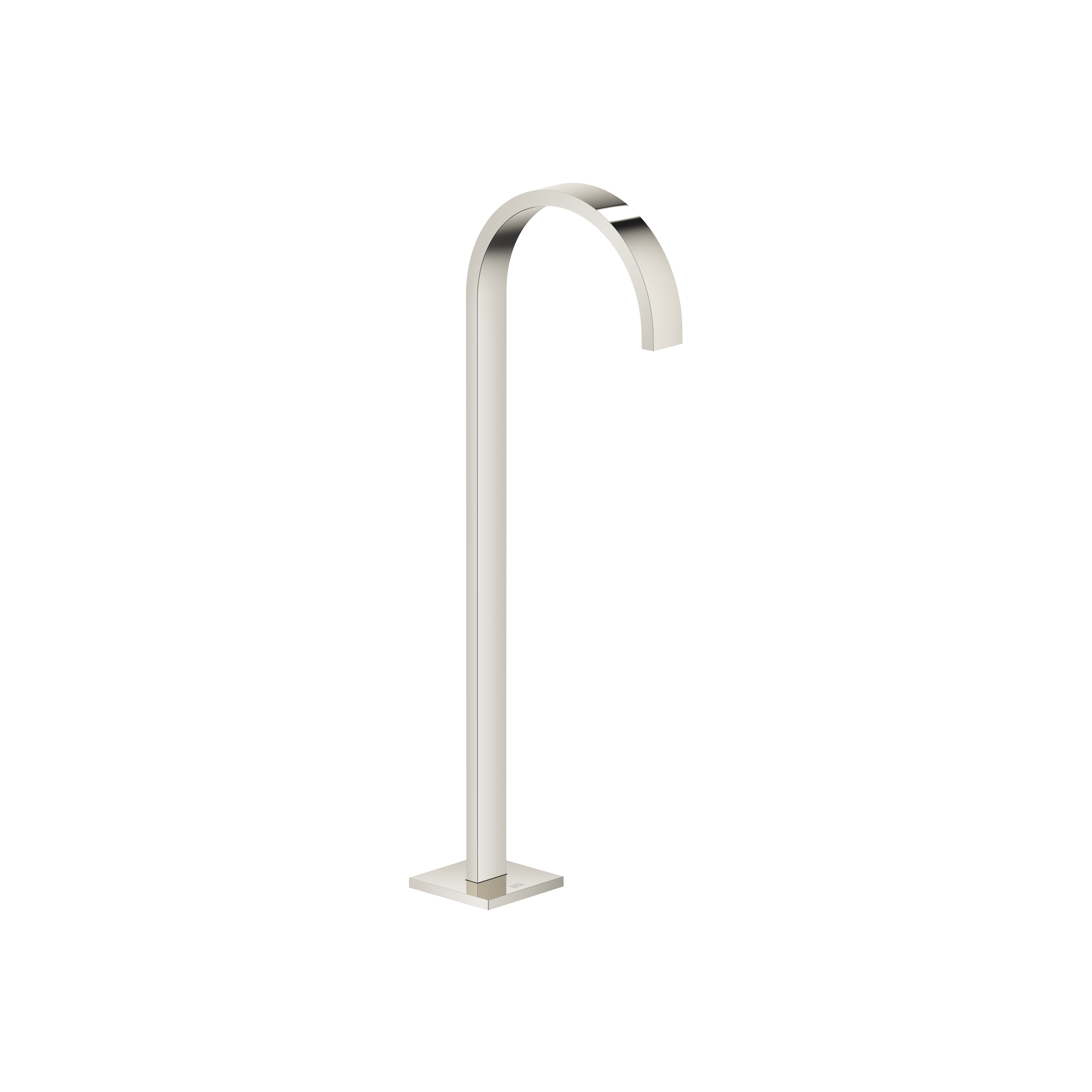DornBracht MEM Tub spout without diverter for freestanding installation - Platinum