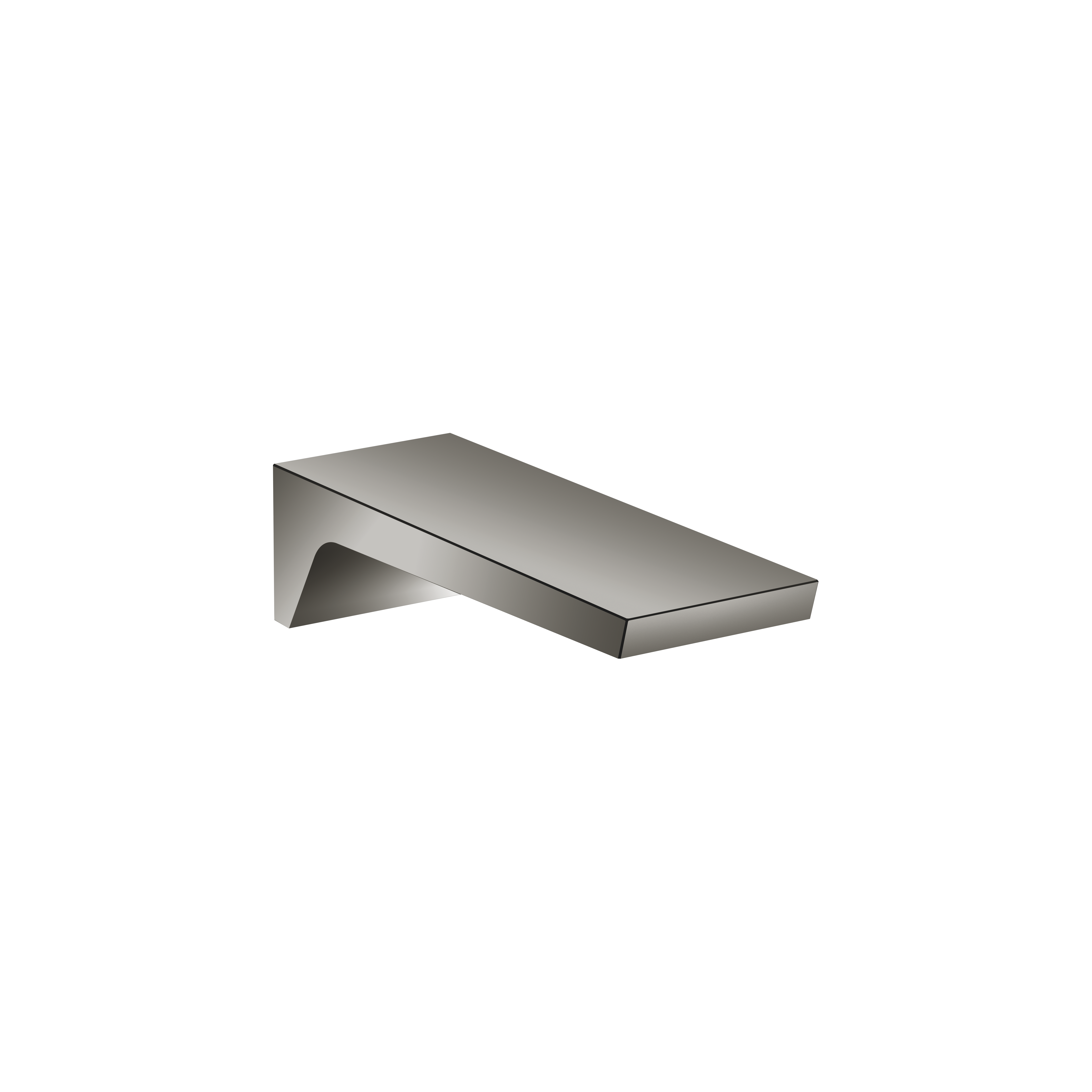 DornBracht CL.1 Tub spout for wall-mounted installation - Dark Chrome