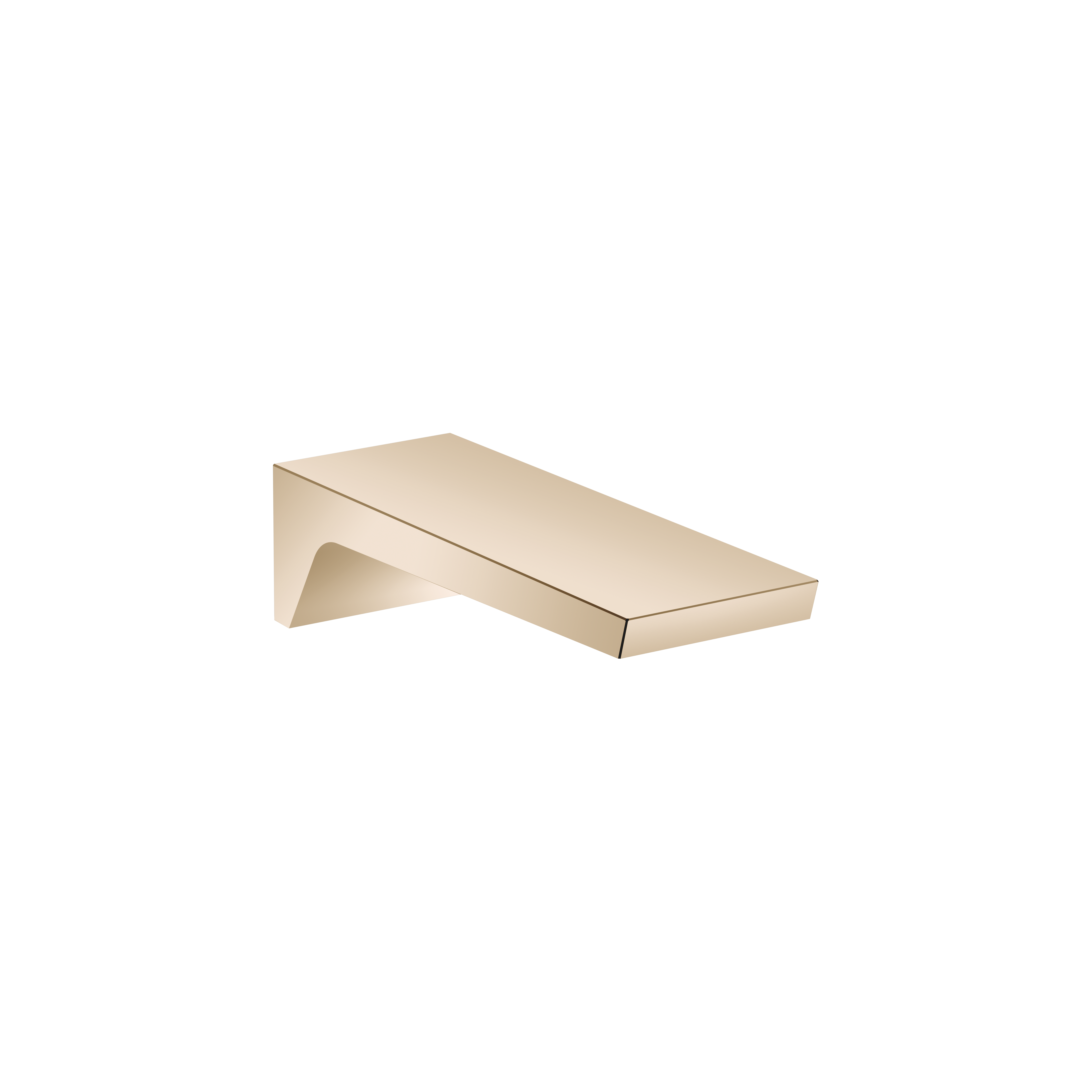 DornBracht CL.1 Tub spout for wall-mounted installation - Champagne (22kt Gold)