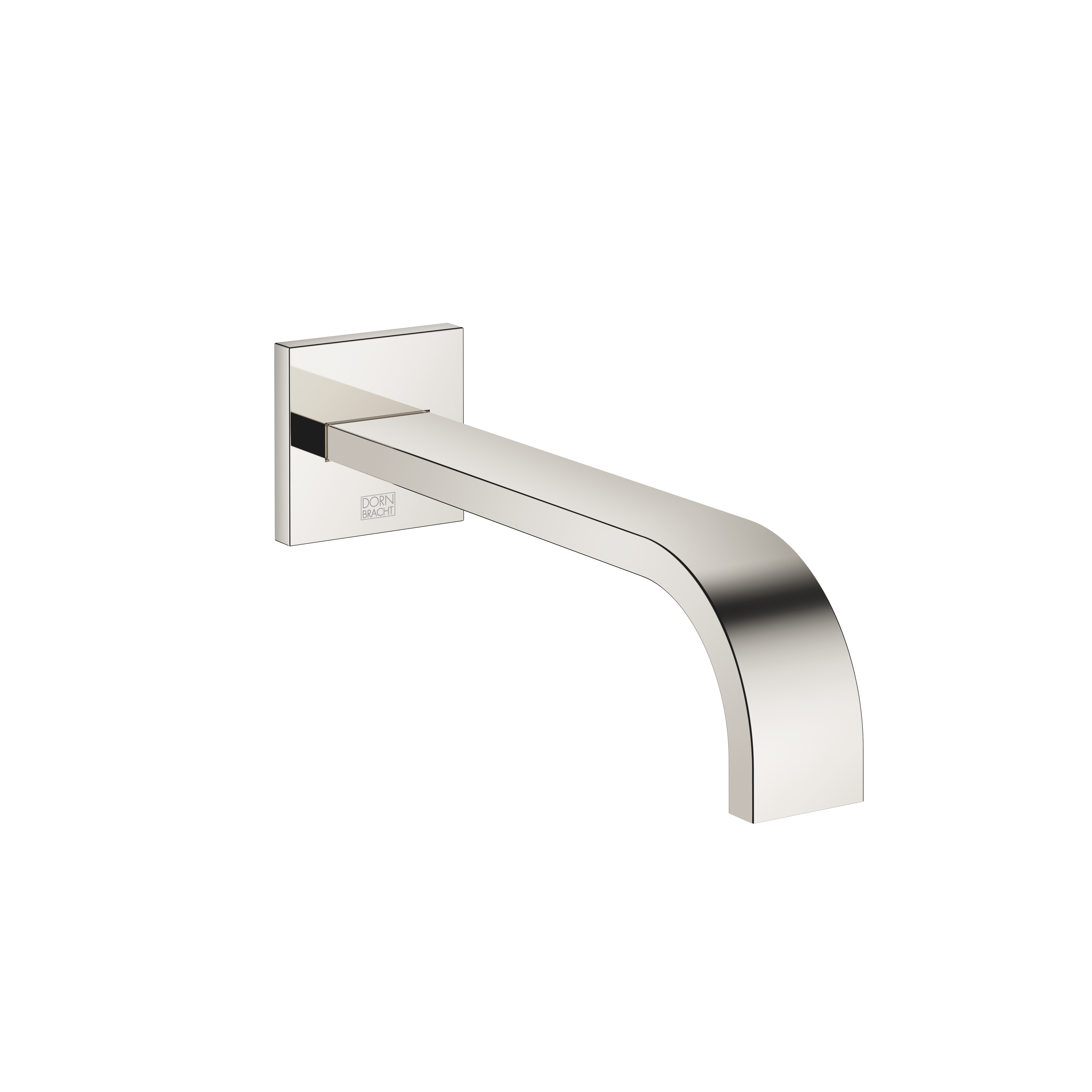 DornBracht MEM Tub spout for wall-mounted installation - Platinum