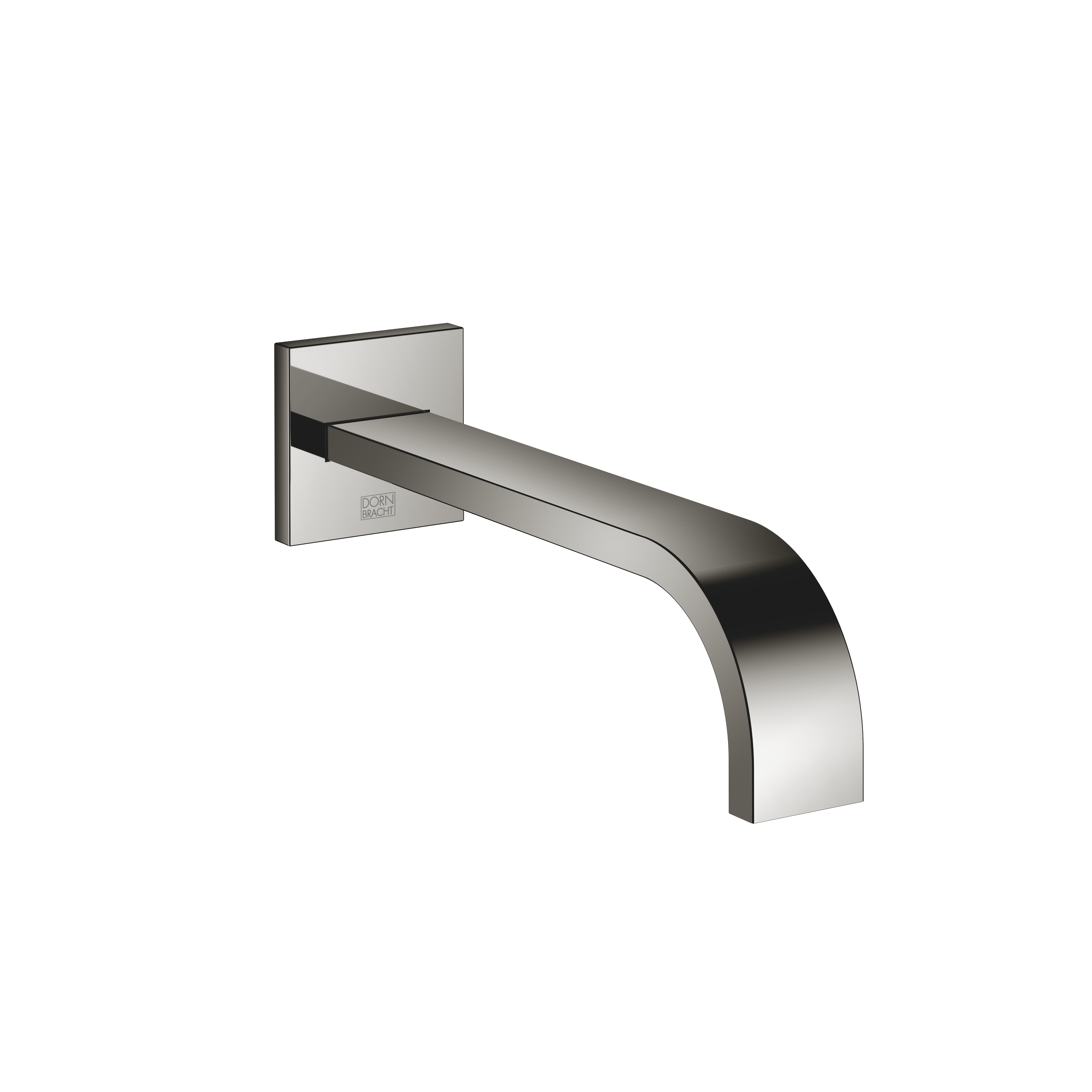 DornBracht MEM Tub spout for wall-mounted installation - Dark Chrome