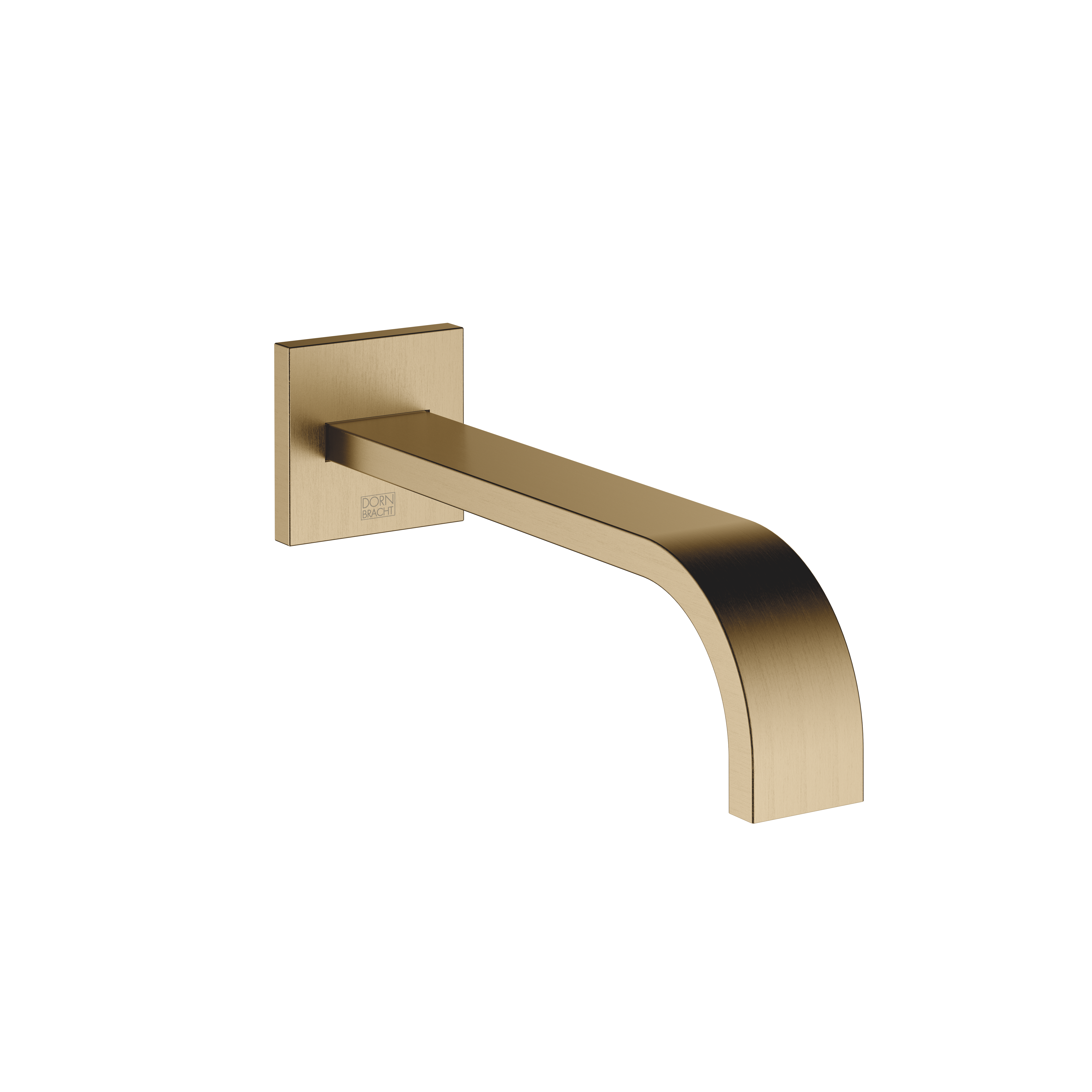 DornBracht MEM Tub spout for wall-mounted installation - Brushed Dark Brass