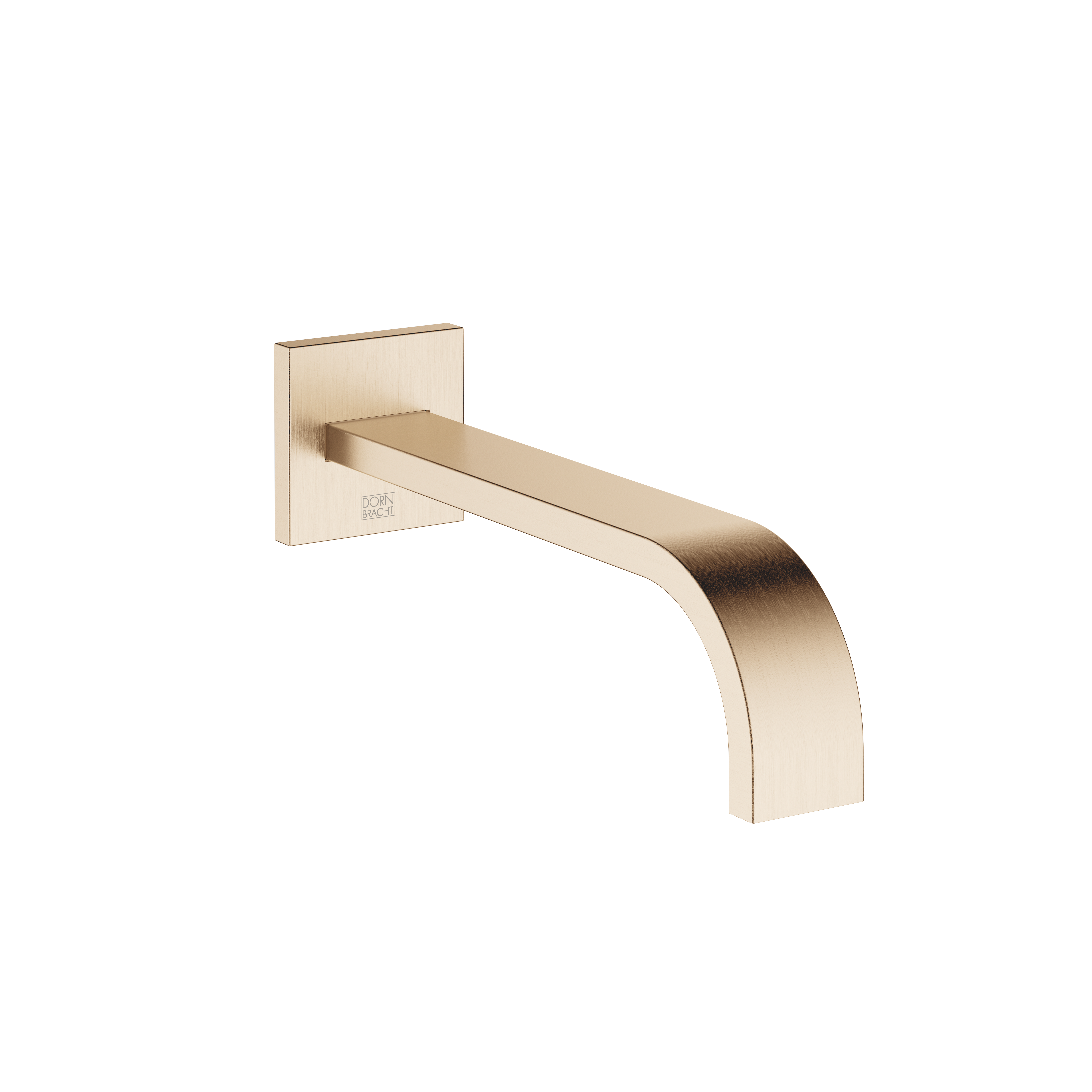 DornBracht MEM Tub spout for wall-mounted installation - Brushed Champagne (22kt Gold)