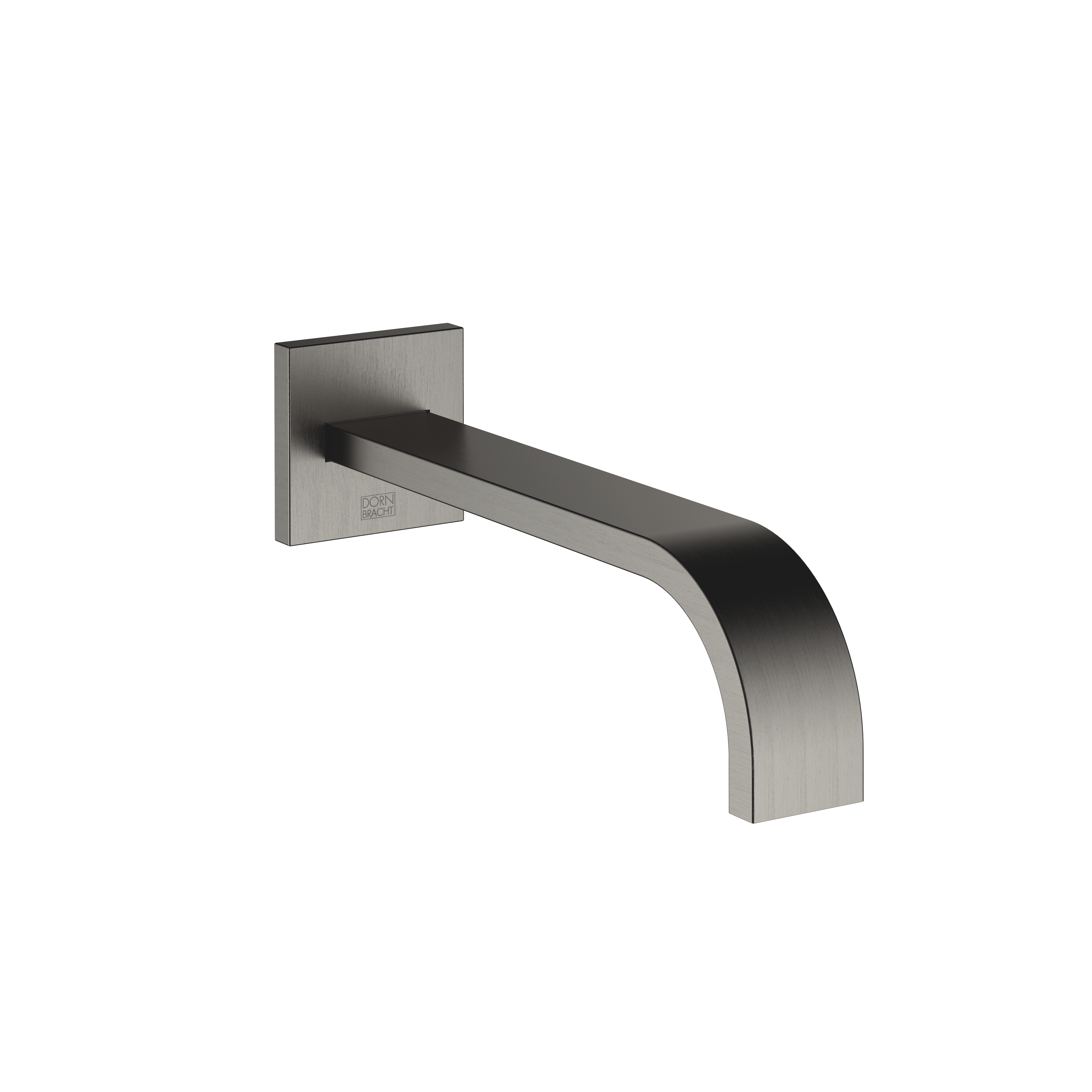 DornBracht MEM Tub spout for wall-mounted installation - Brushed Dark Platinum