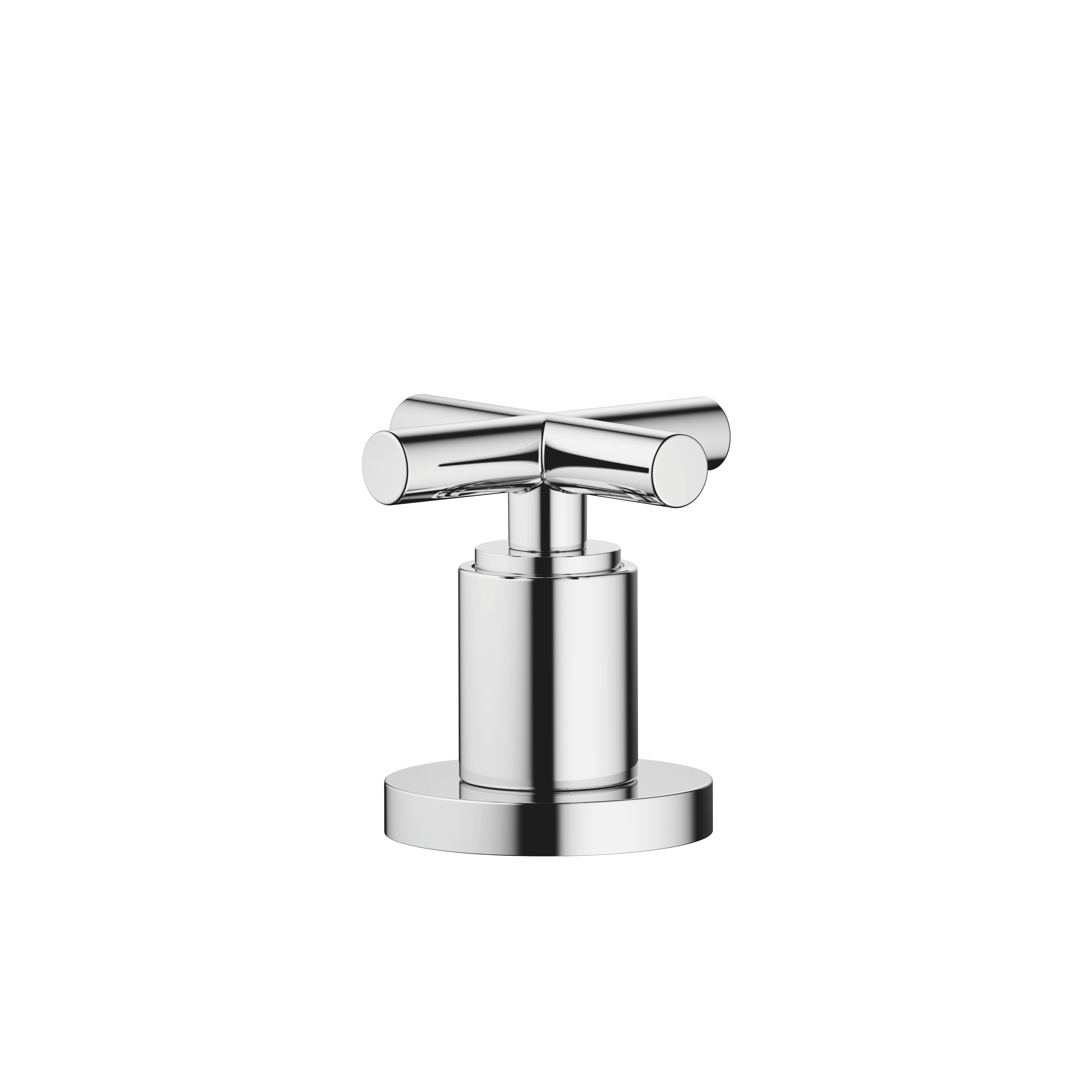 DornBracht TARA Deck valve clockwise-closing hot or cold - Chrome