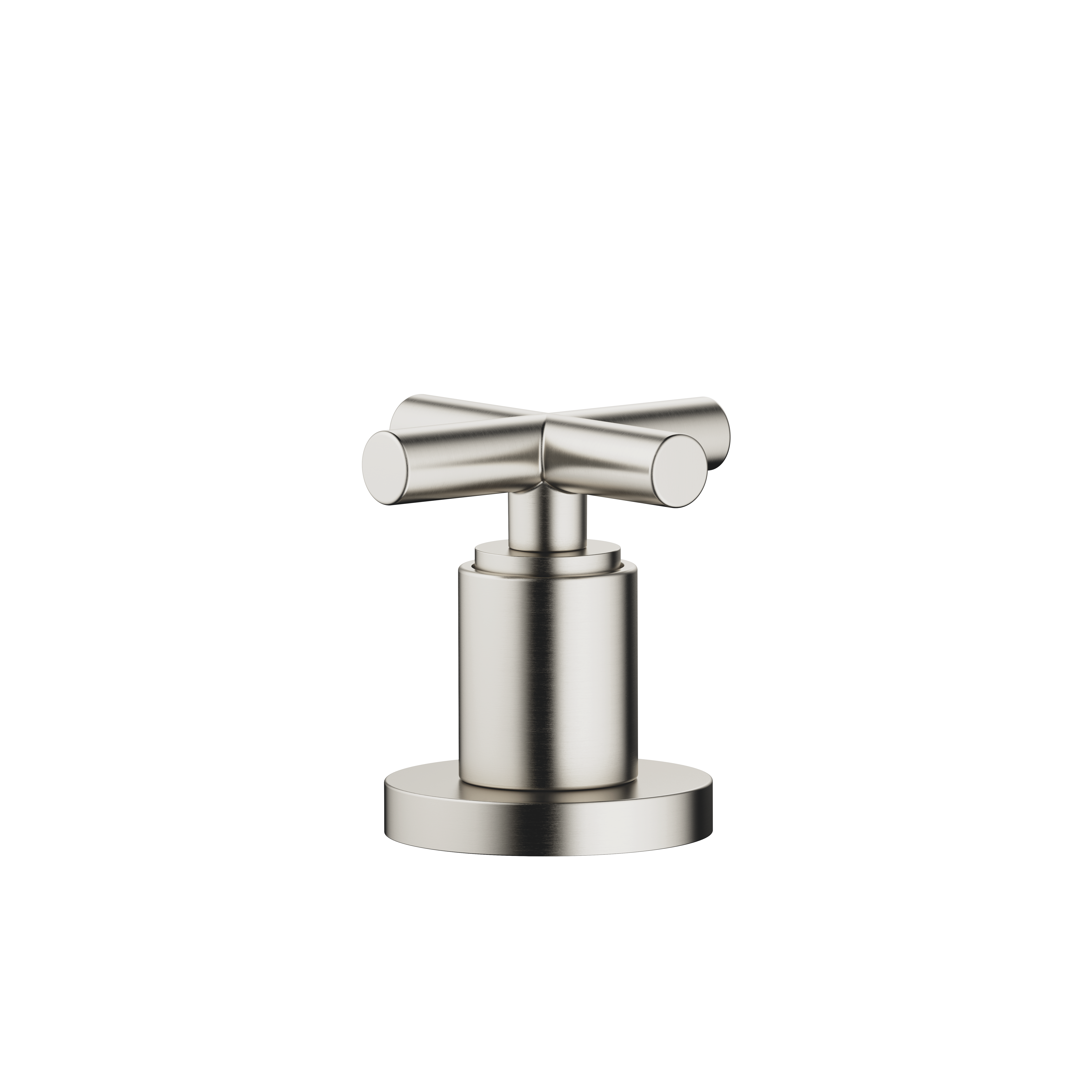 DornBracht TARA Deck valve clockwise-closing hot or cold - Brushed Platinum