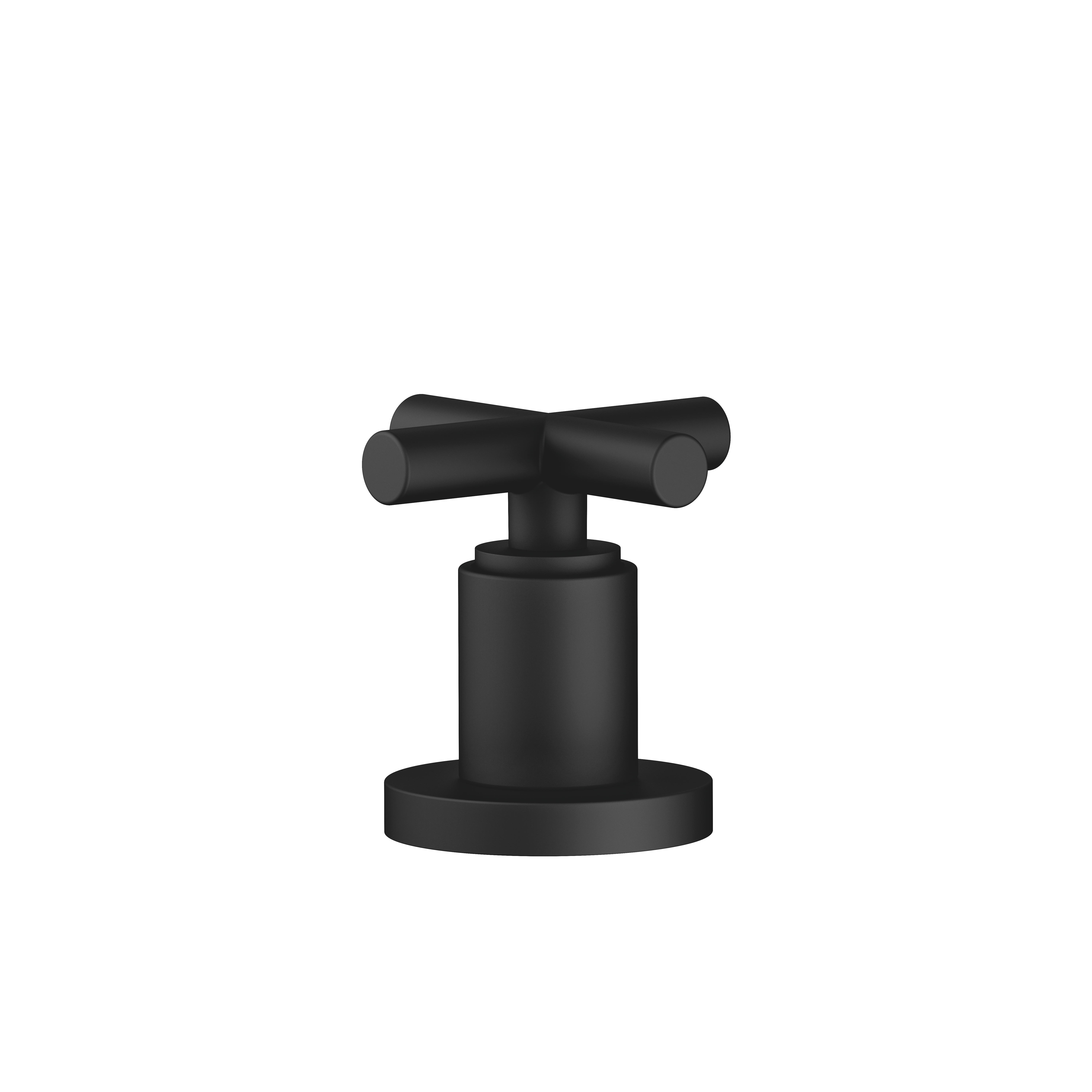 DornBracht TARA Deck valve clockwise-closing hot or cold - Matte Black