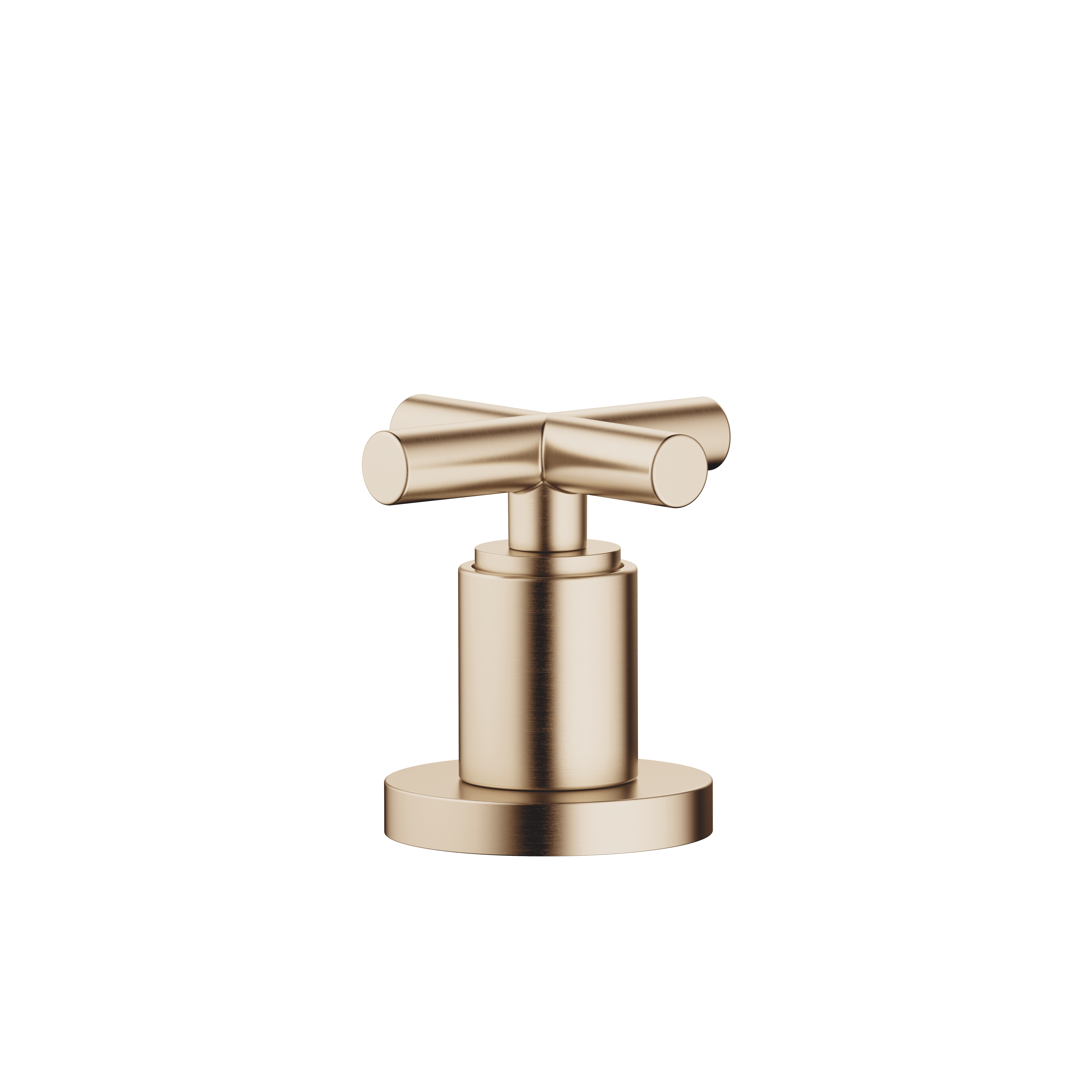 DornBracht TARA Deck valve clockwise-closing hot or cold - Brushed Champagne (22kt Gold)