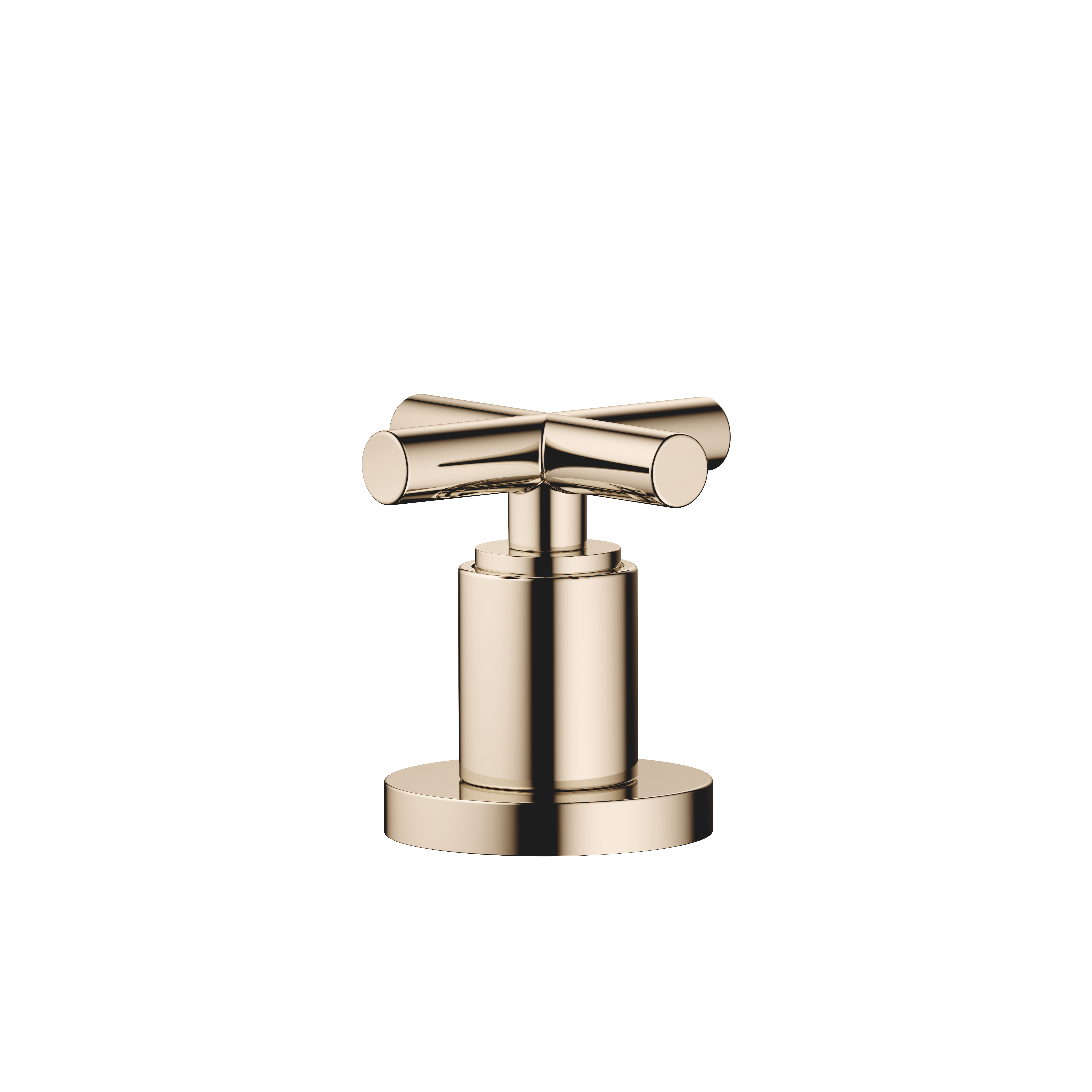 DornBracht TARA Deck valve clockwise-closing hot or cold - Champagne (22kt Gold)