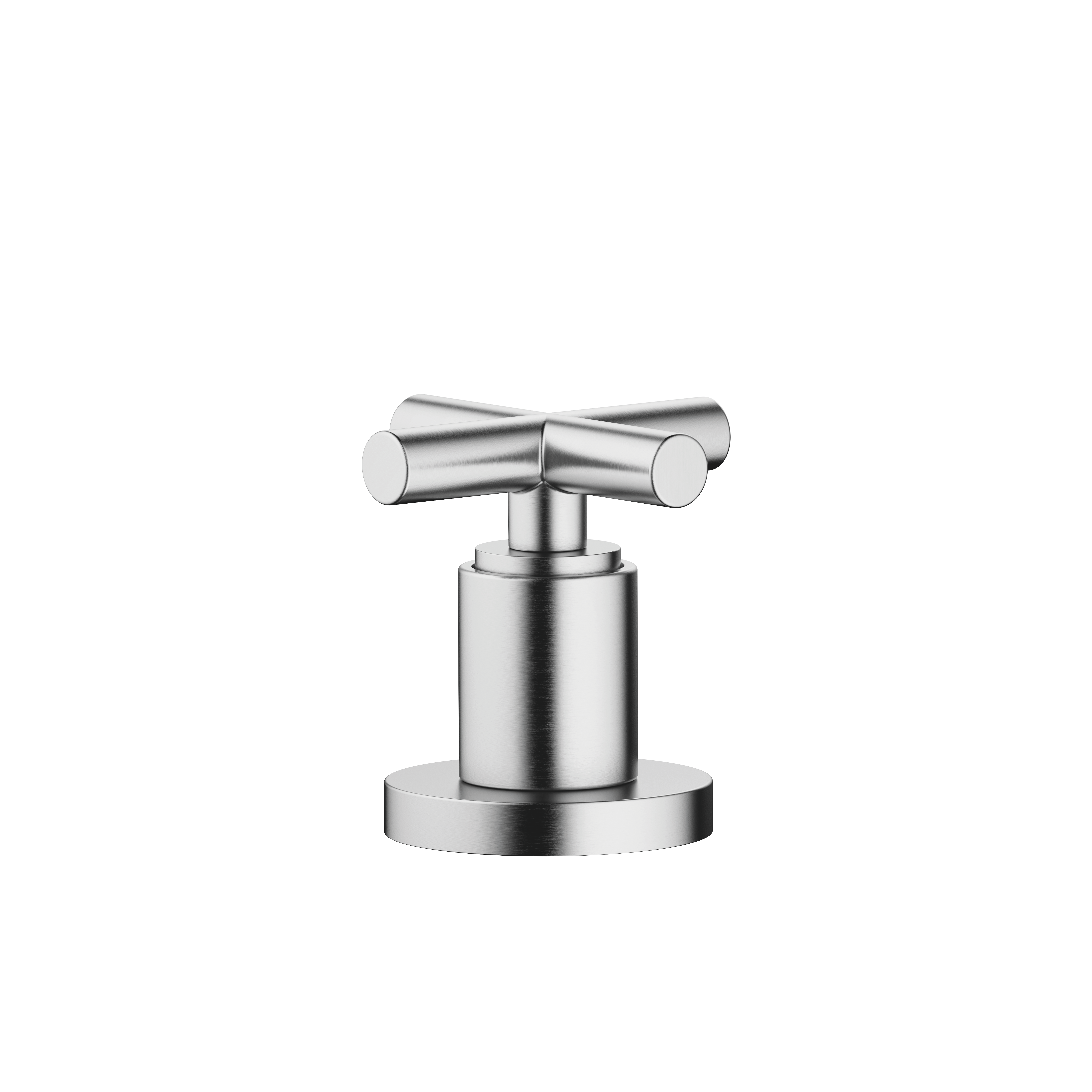 DornBracht TARA Deck valve clockwise-closing hot or cold - Brushed Chrome