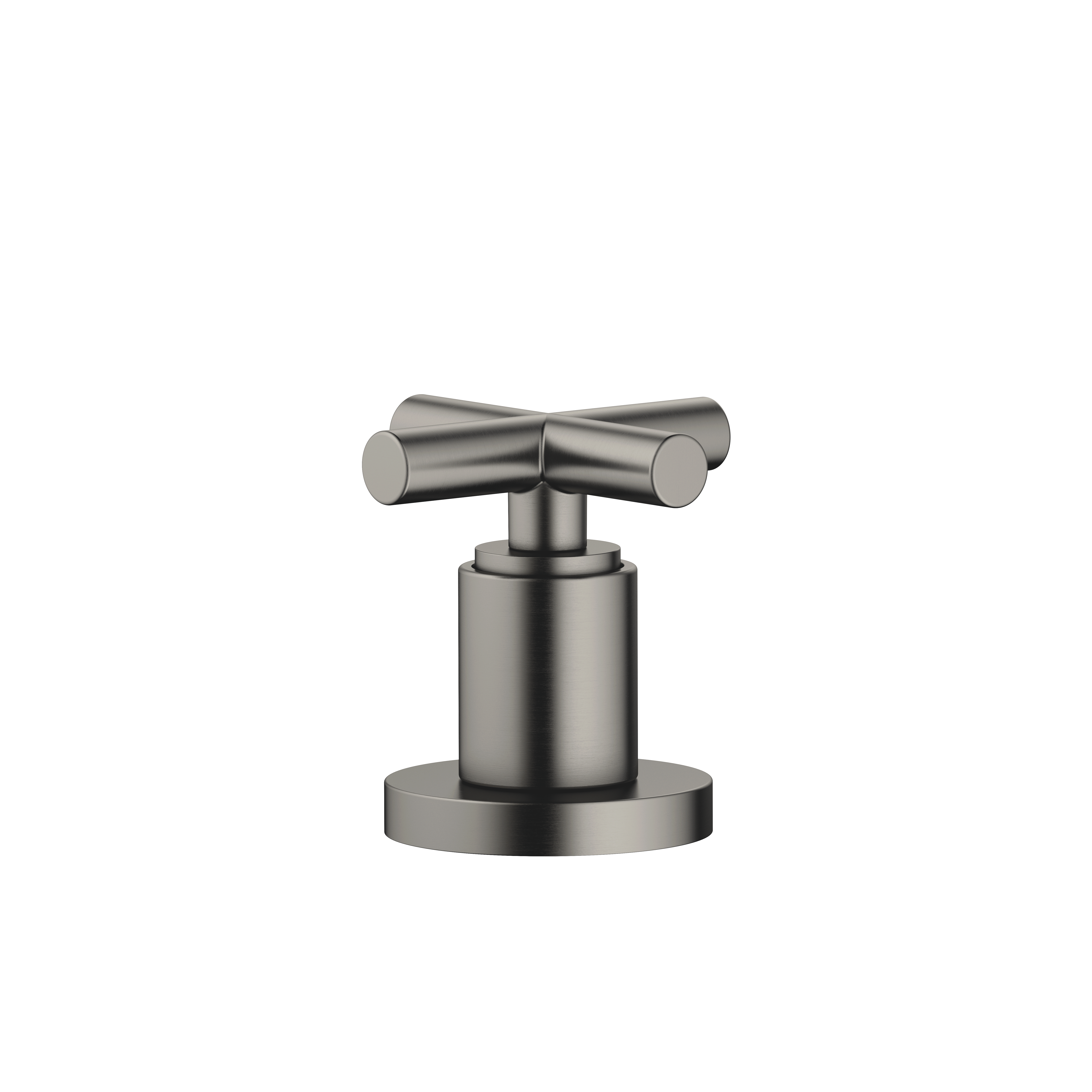 DornBracht TARA Deck valve clockwise-closing hot or cold - Brushed Dark Platinum