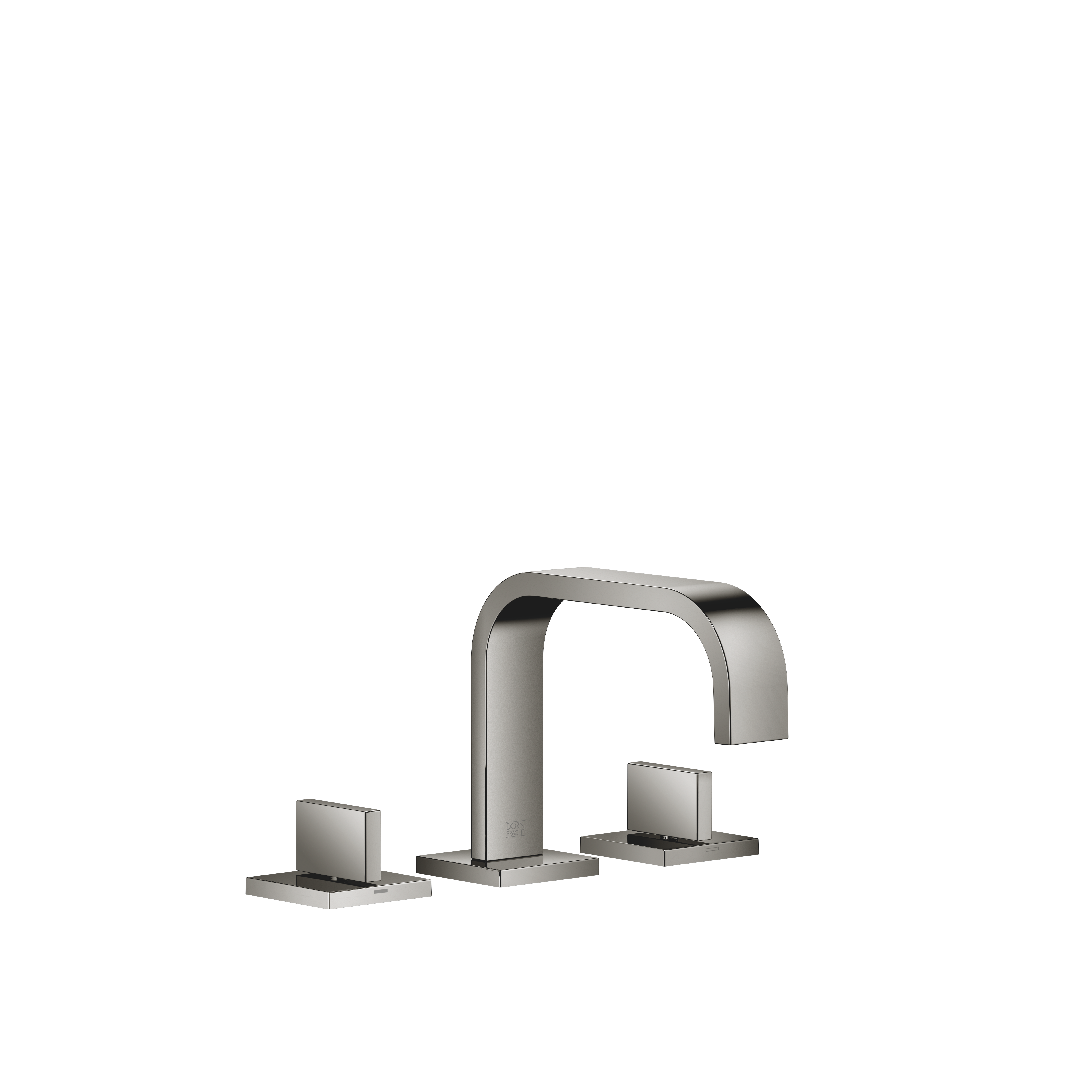 DornBracht MEM Three-hole lavatory mixer with drain - Dark Chrome