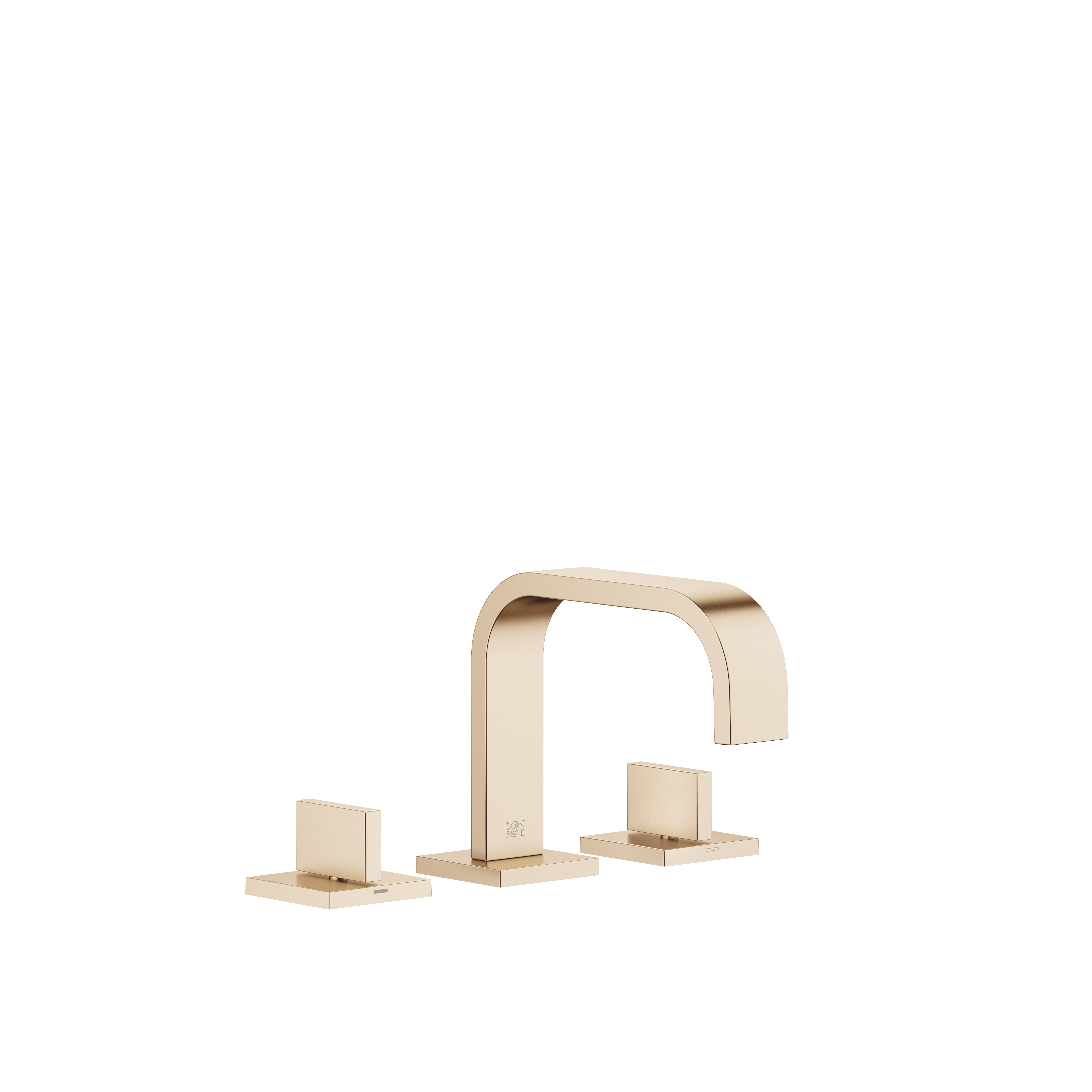 DornBracht MEM Three-hole lavatory mixer with drain - Brushed Champagne (22kt Gold)