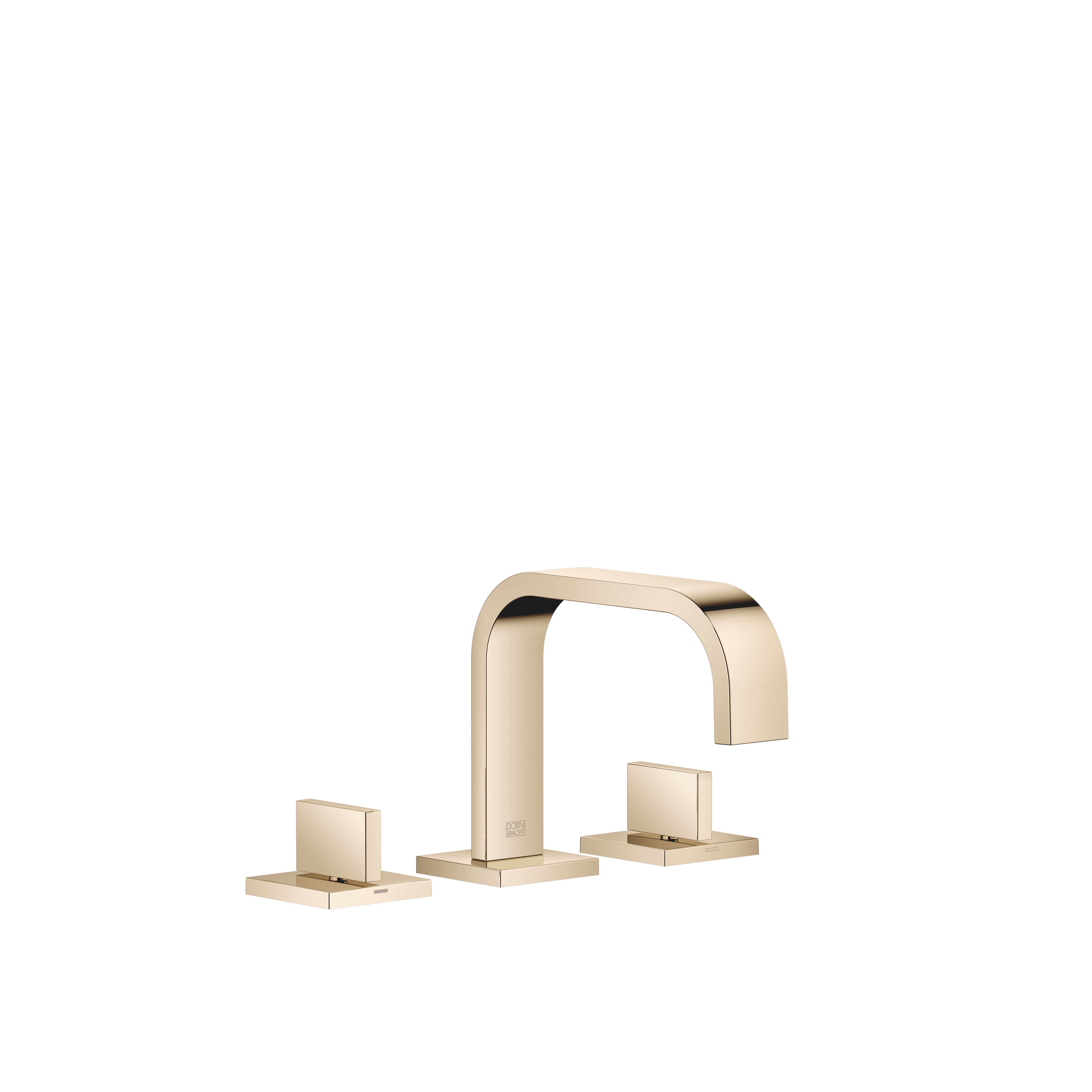 DornBracht MEM Three-hole lavatory mixer with drain - Champagne (22kt Gold)