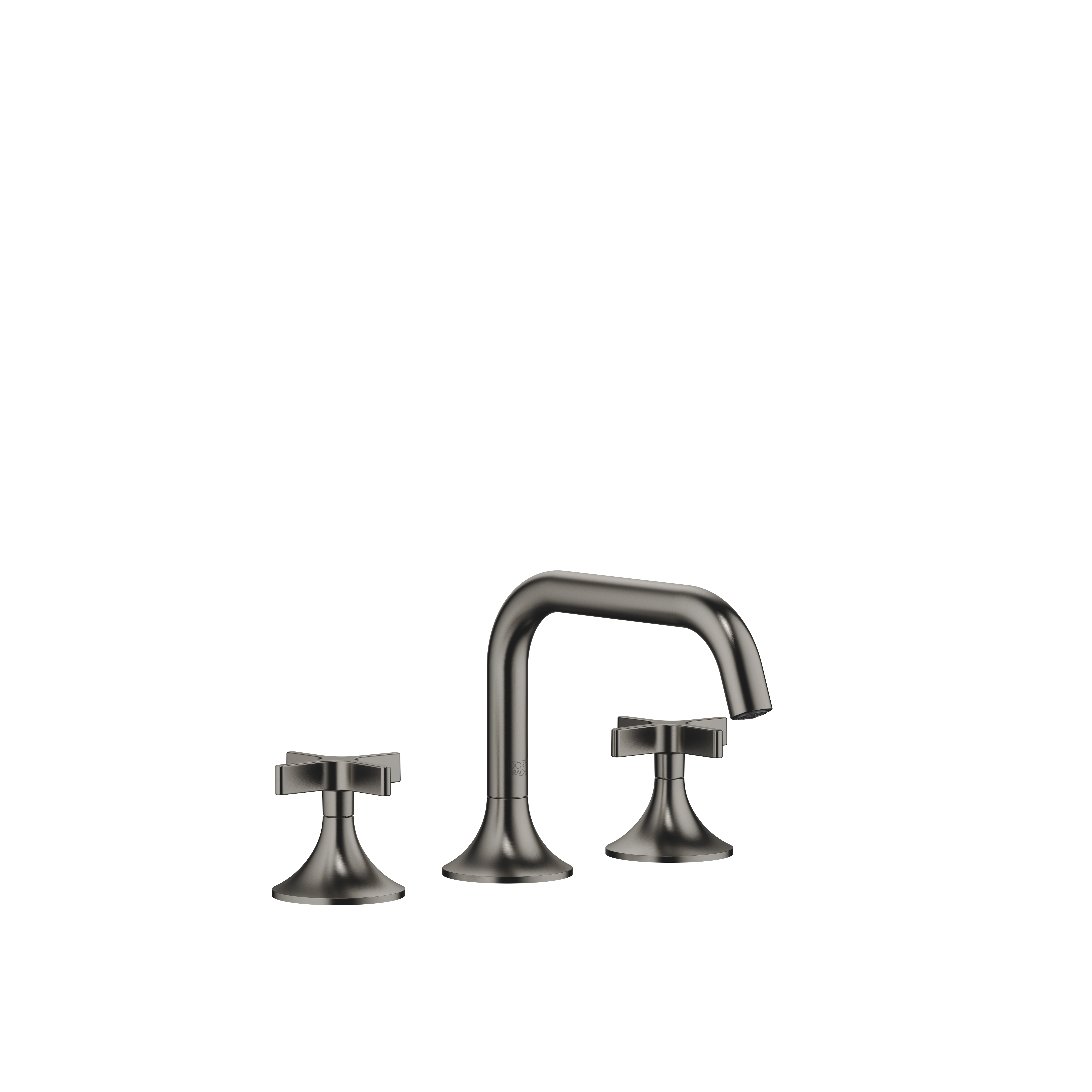 DornBracht VAIA Three-hole lavatory mixer with drain - Brushed Dark Platinum