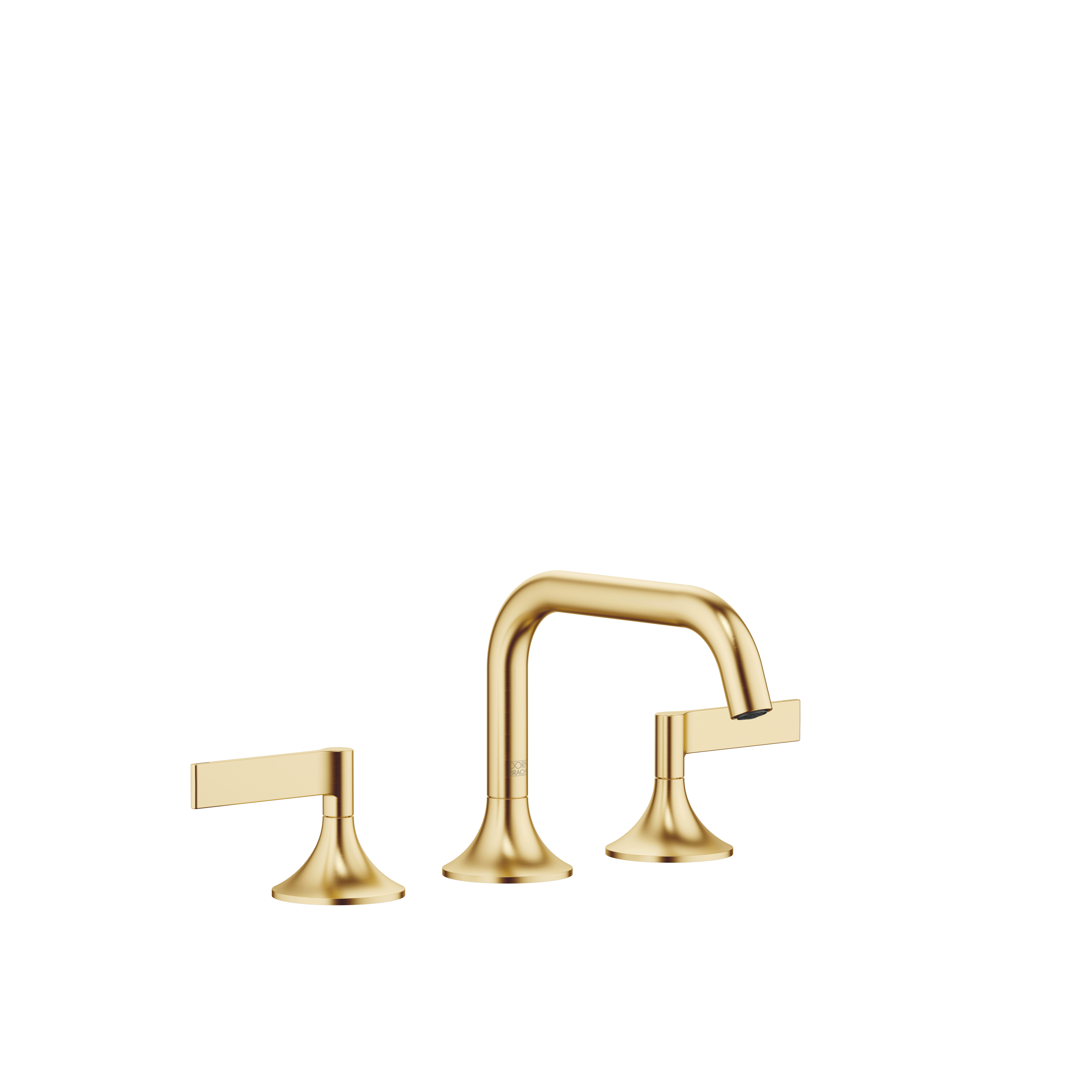 DornBracht VAIA Three-hole lavatory mixer with drain - Brushed Durabrass (23kt Gold)