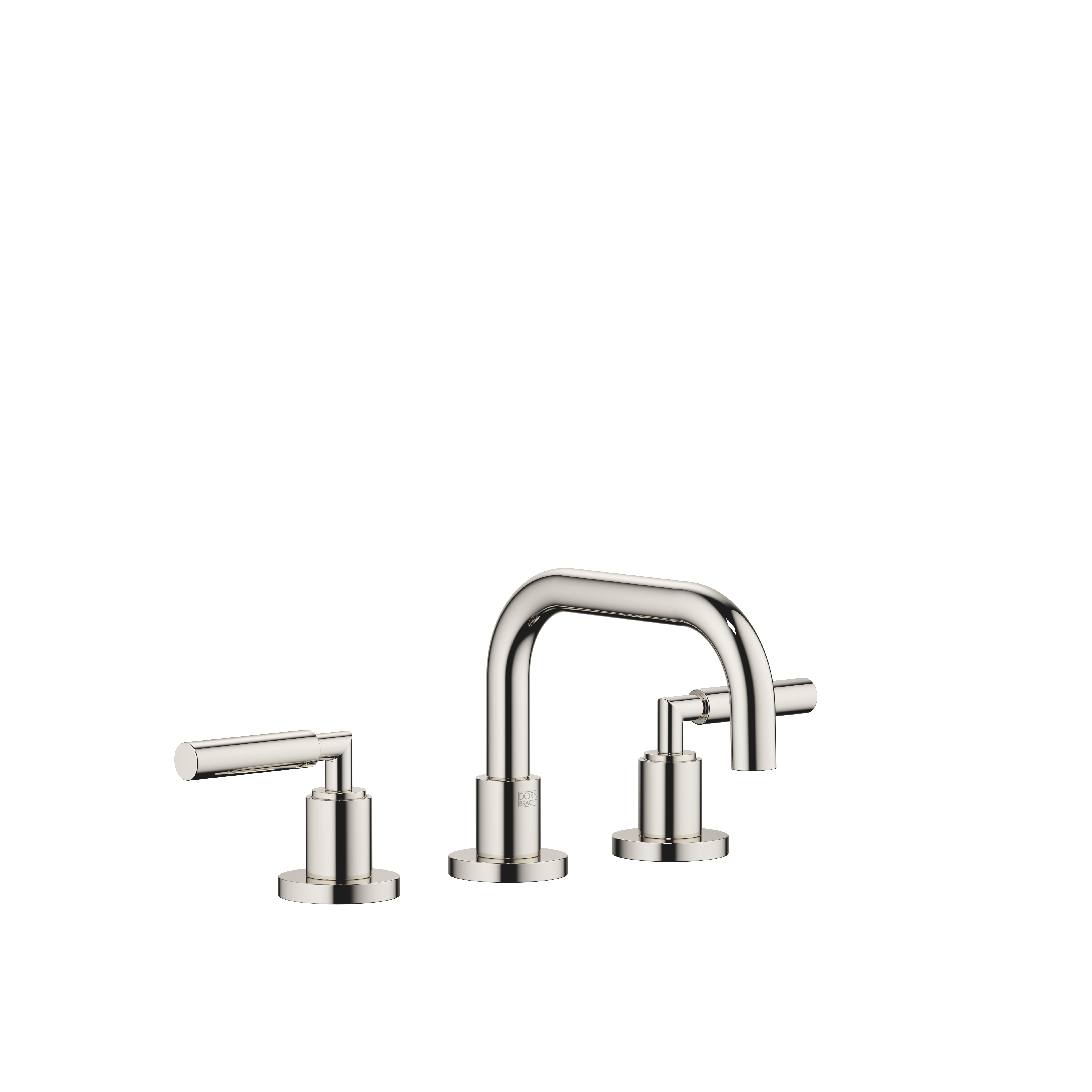 DornBracht TARA Three-hole lavatory mixer with drain - Platinum