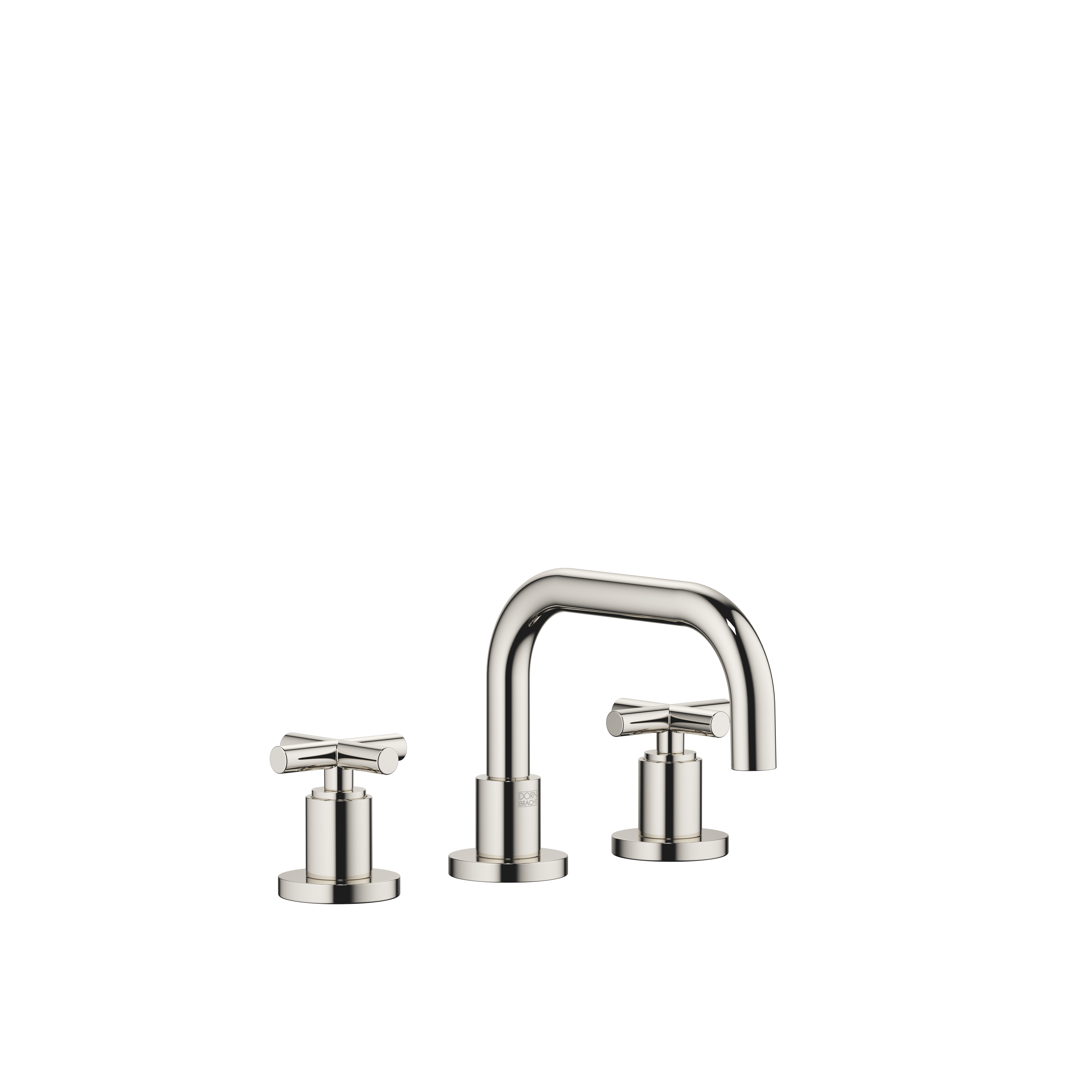 DornBracht TARA Three-hole lavatory mixer with drain - Platinum