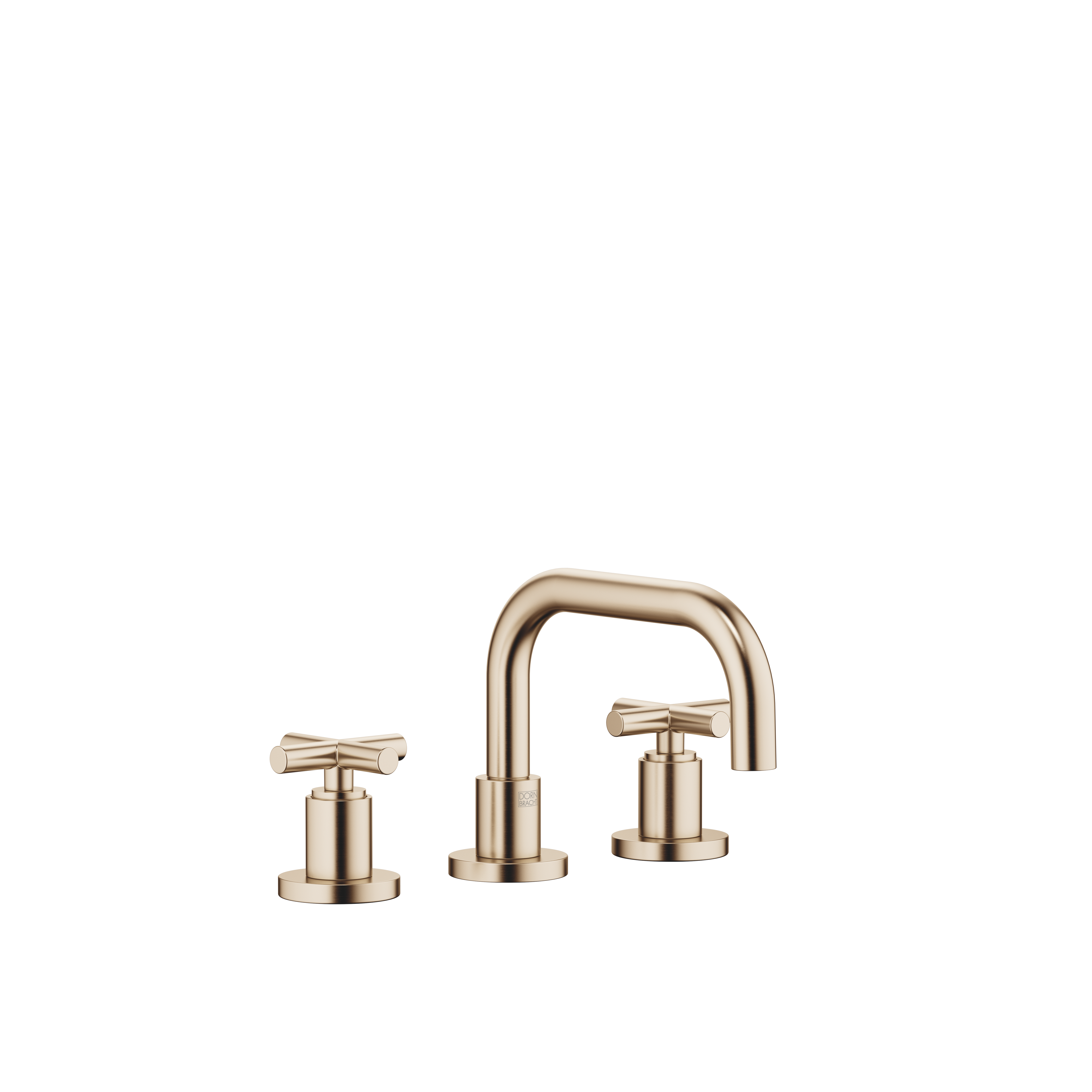 DornBracht TARA Three-hole lavatory mixer with drain - Brushed Champagne (22kt Gold)