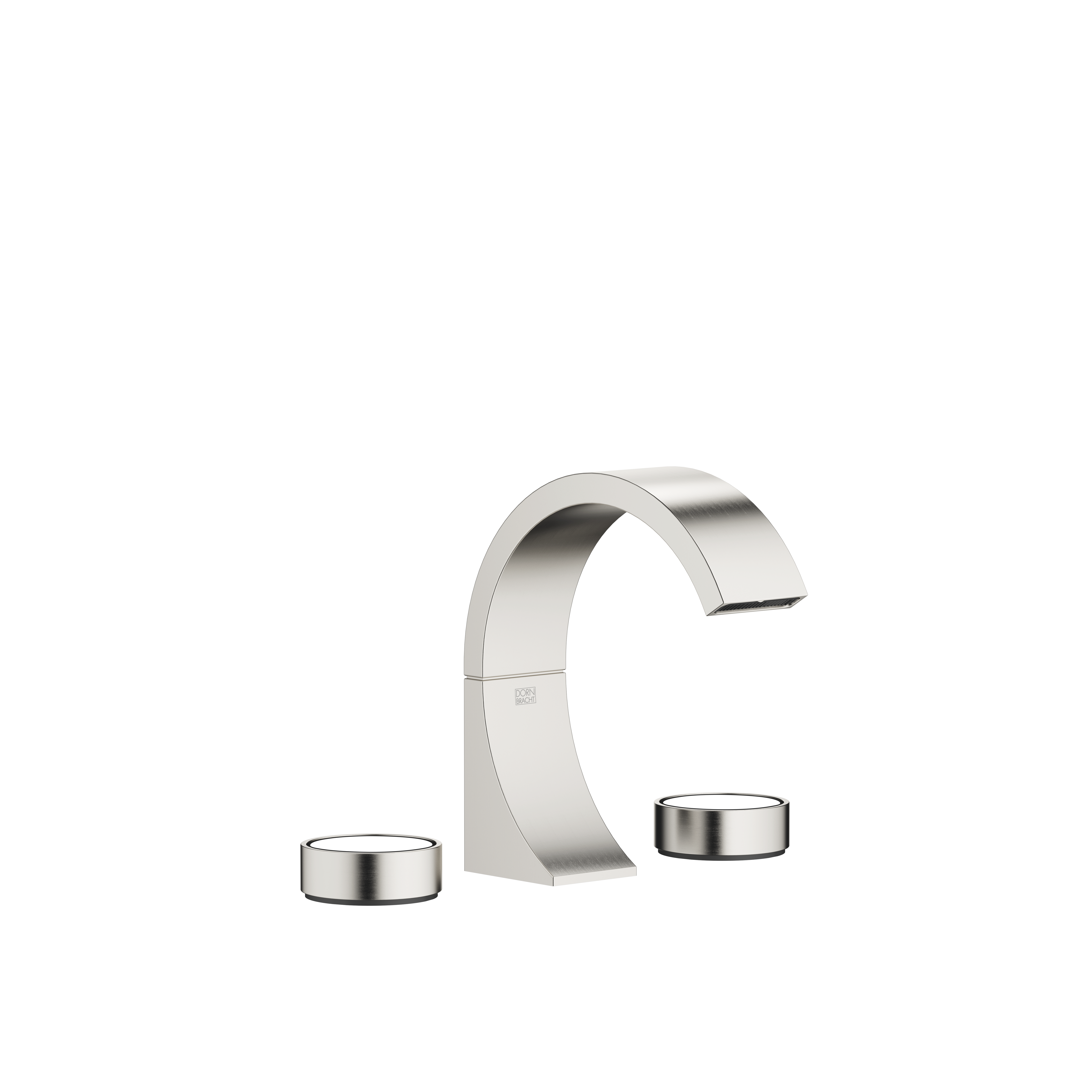 DornBracht CYO Three-hole lavatory mixer with drain Without design element - Brushed Platinum