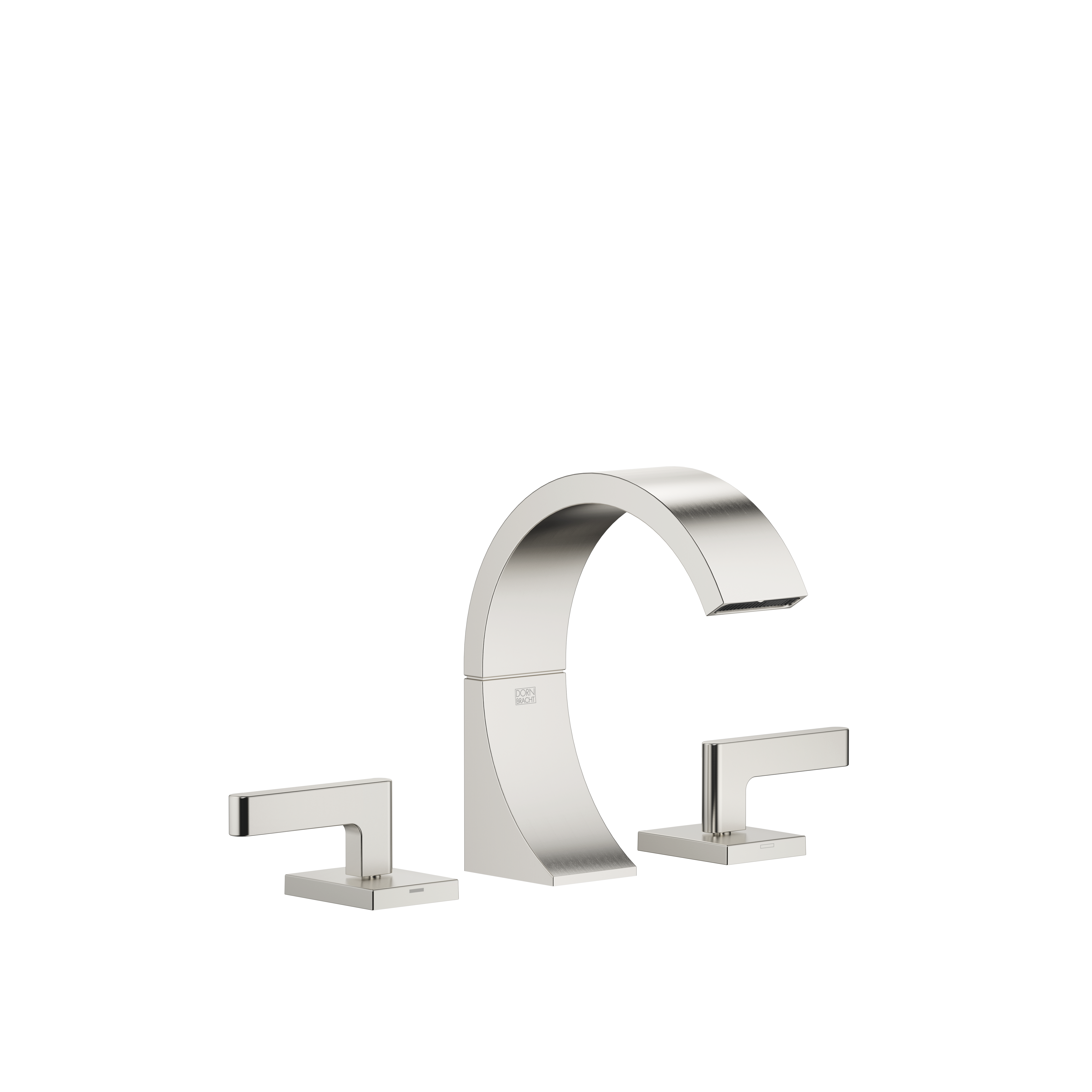 DornBracht CYO Three-hole lavatory mixer with drain - Brushed Platinum