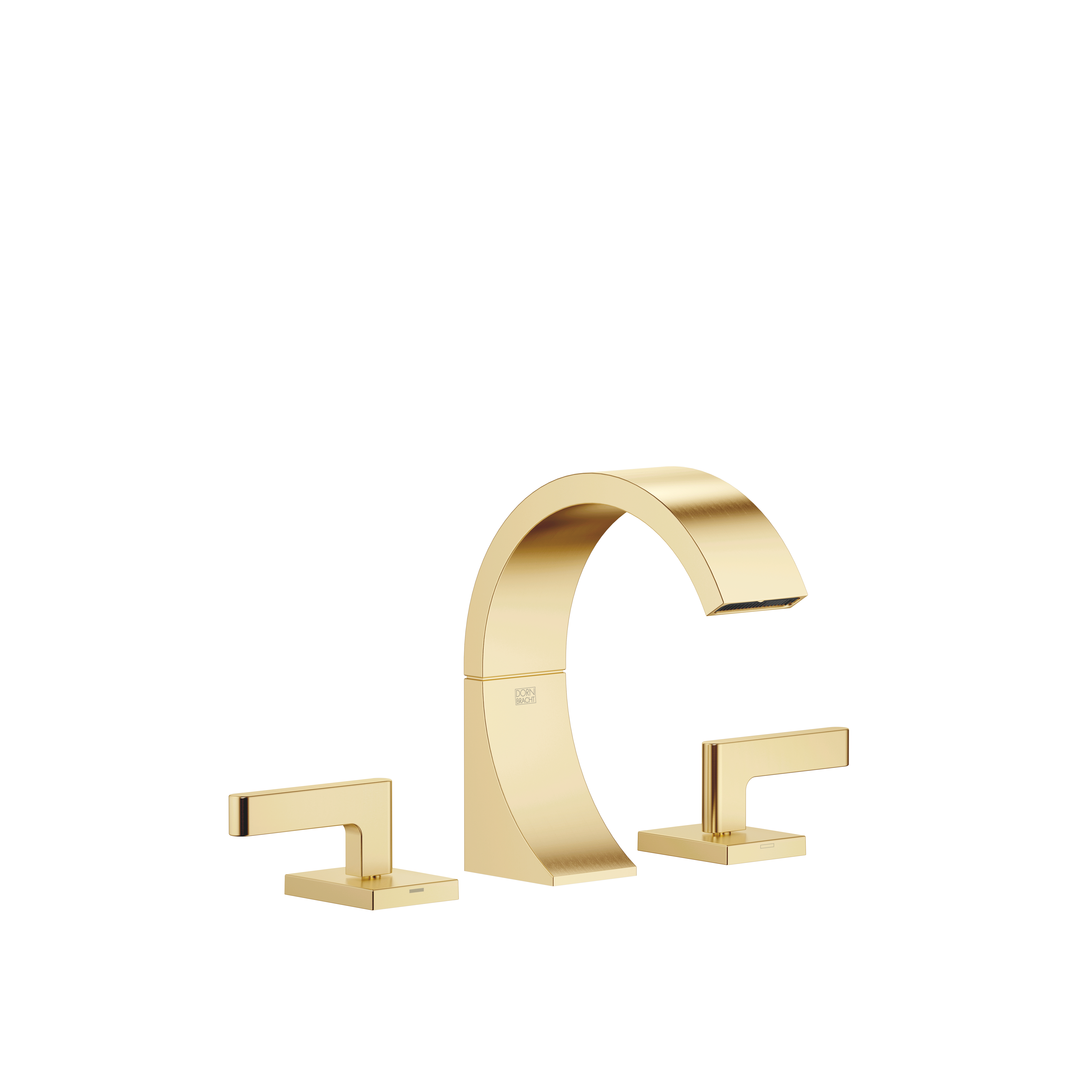 DornBracht CYO Three-hole lavatory mixer with drain - Brushed Durabrass (23kt Gold)