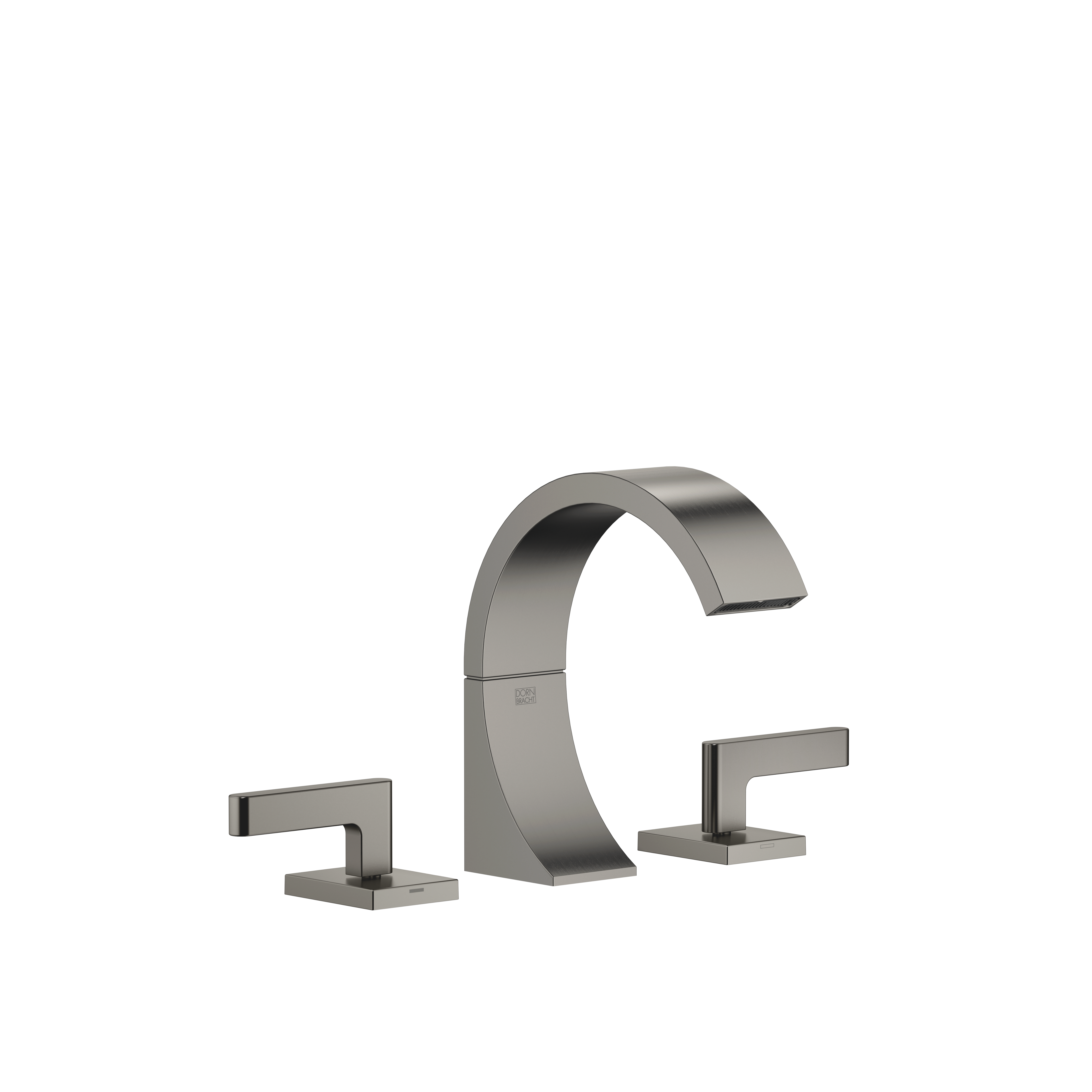 DornBracht CYO Three-hole lavatory mixer with drain - Brushed Dark Platinum