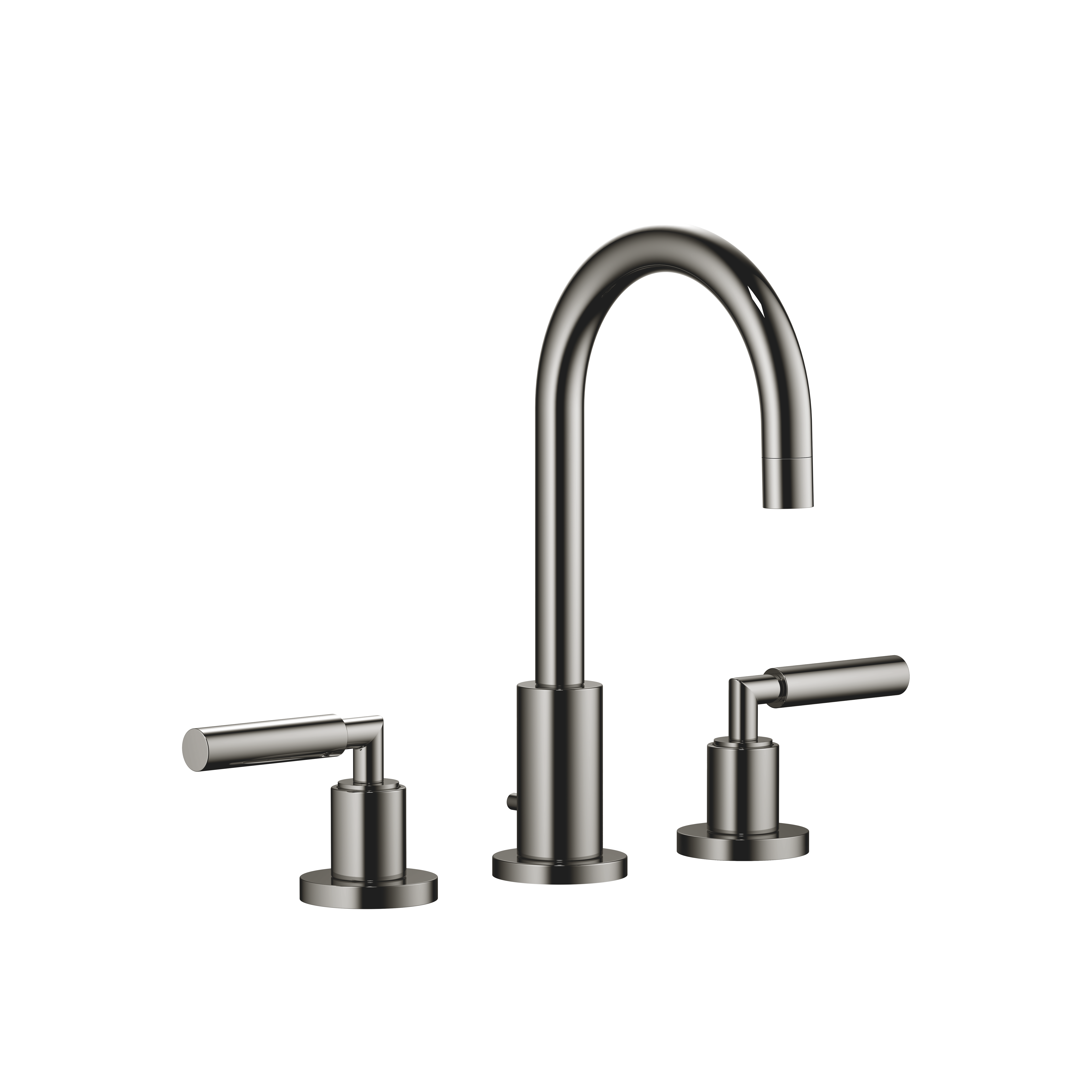 DornBracht TARA Three-hole lavatory mixer with drain - Dark Chrome