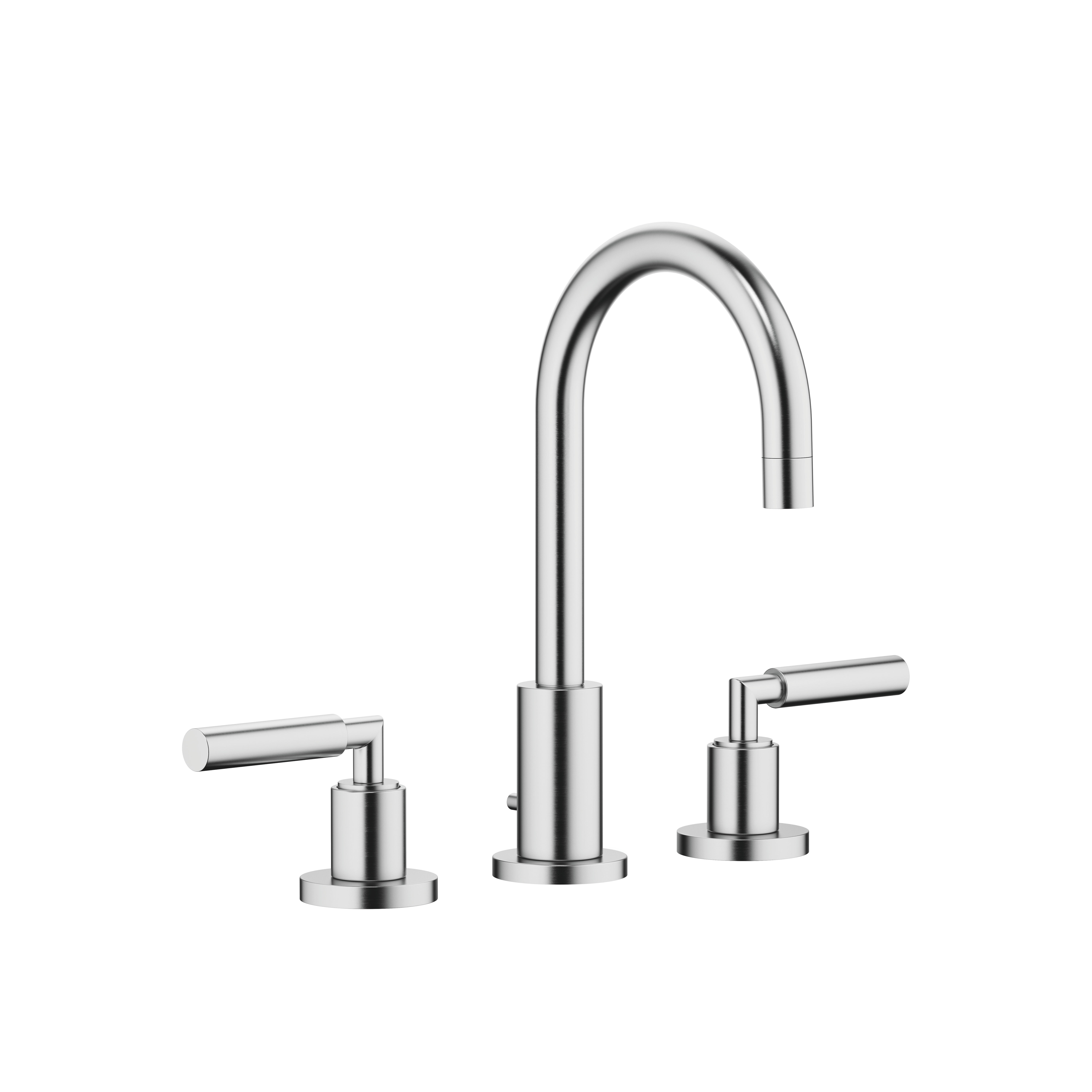 DornBracht TARA Three-hole lavatory mixer with drain - Brushed Chrome