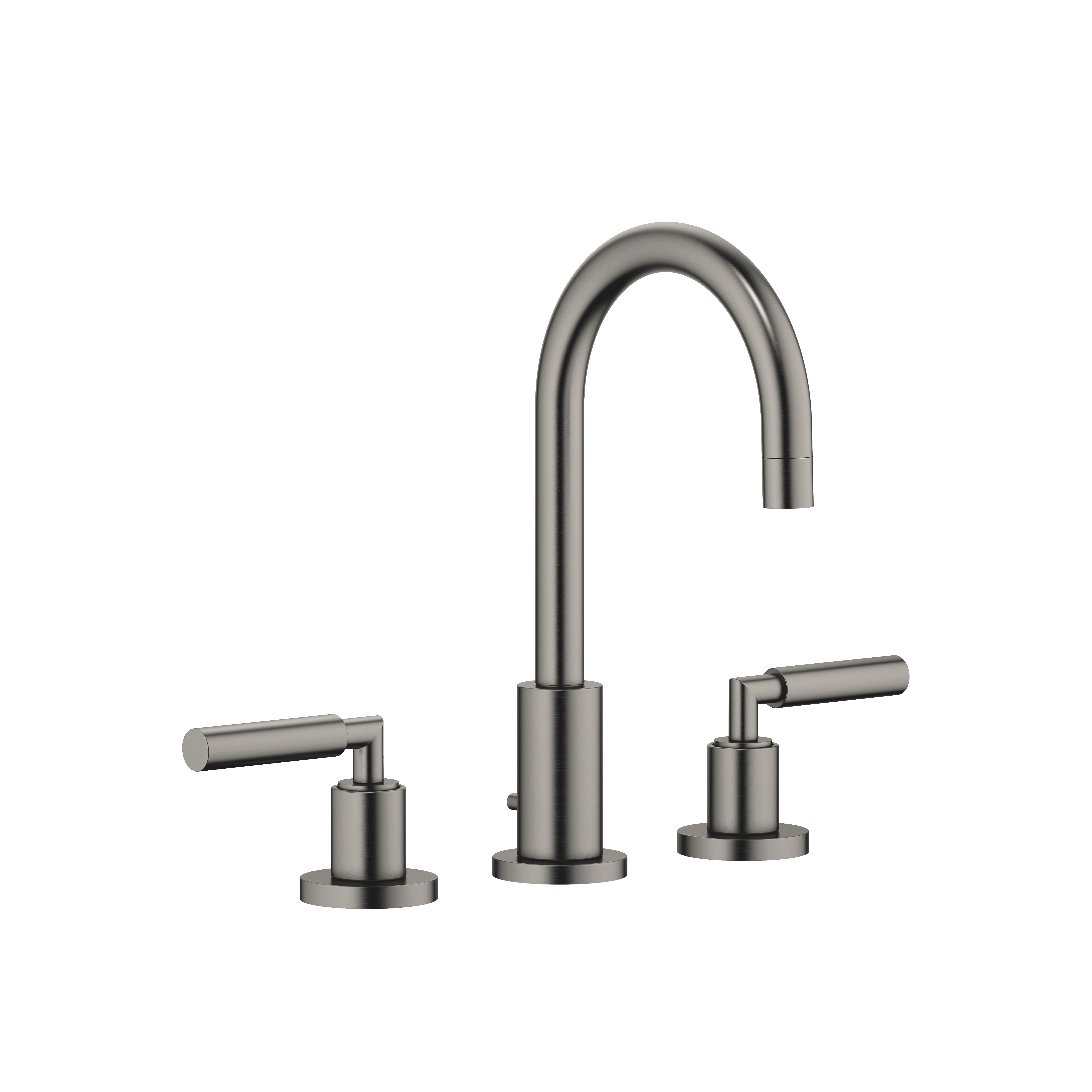 DornBracht TARA Three-hole lavatory mixer with drain - Brushed Dark Platinum