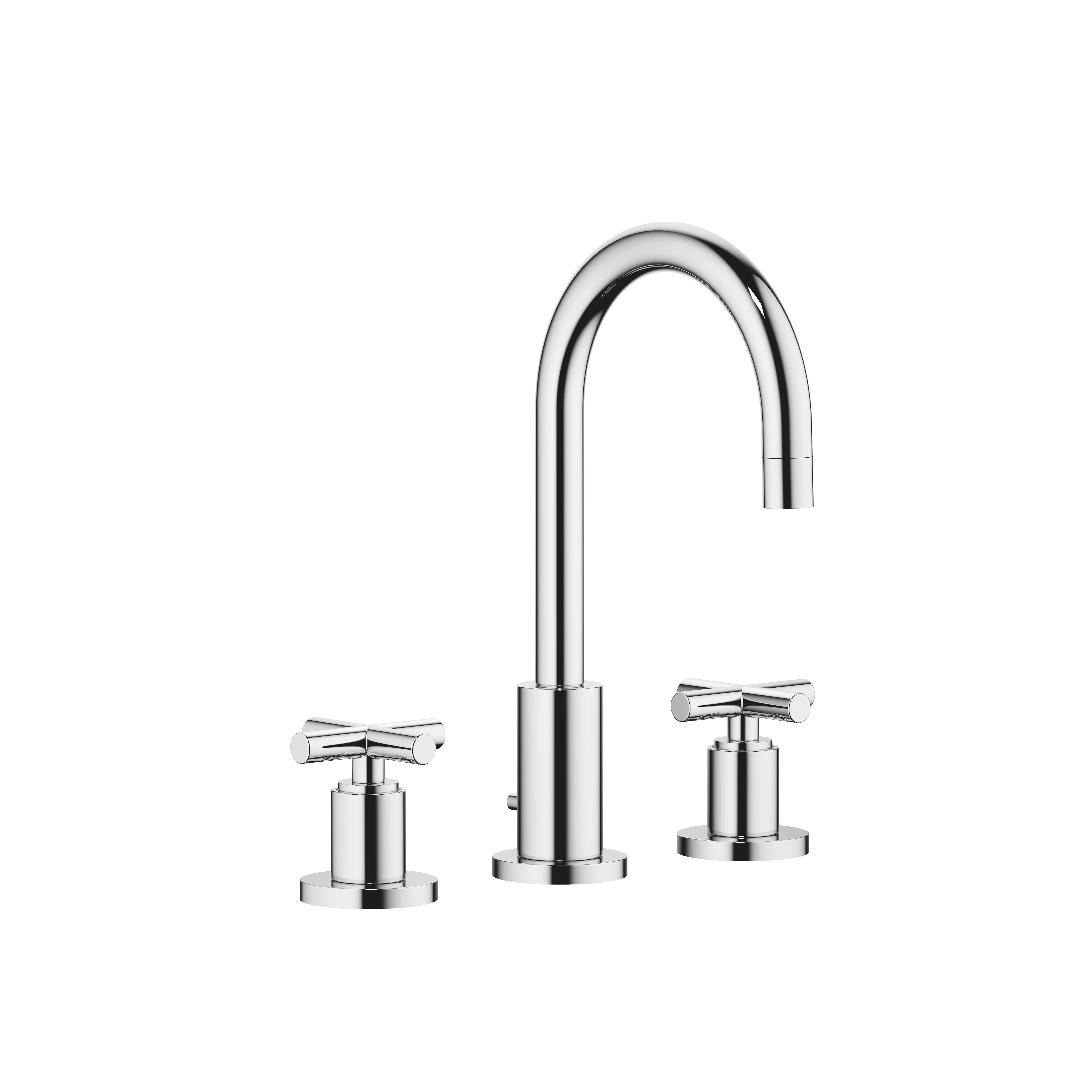 DornBracht TARA Three-hole lavatory mixer with drain - Chrome