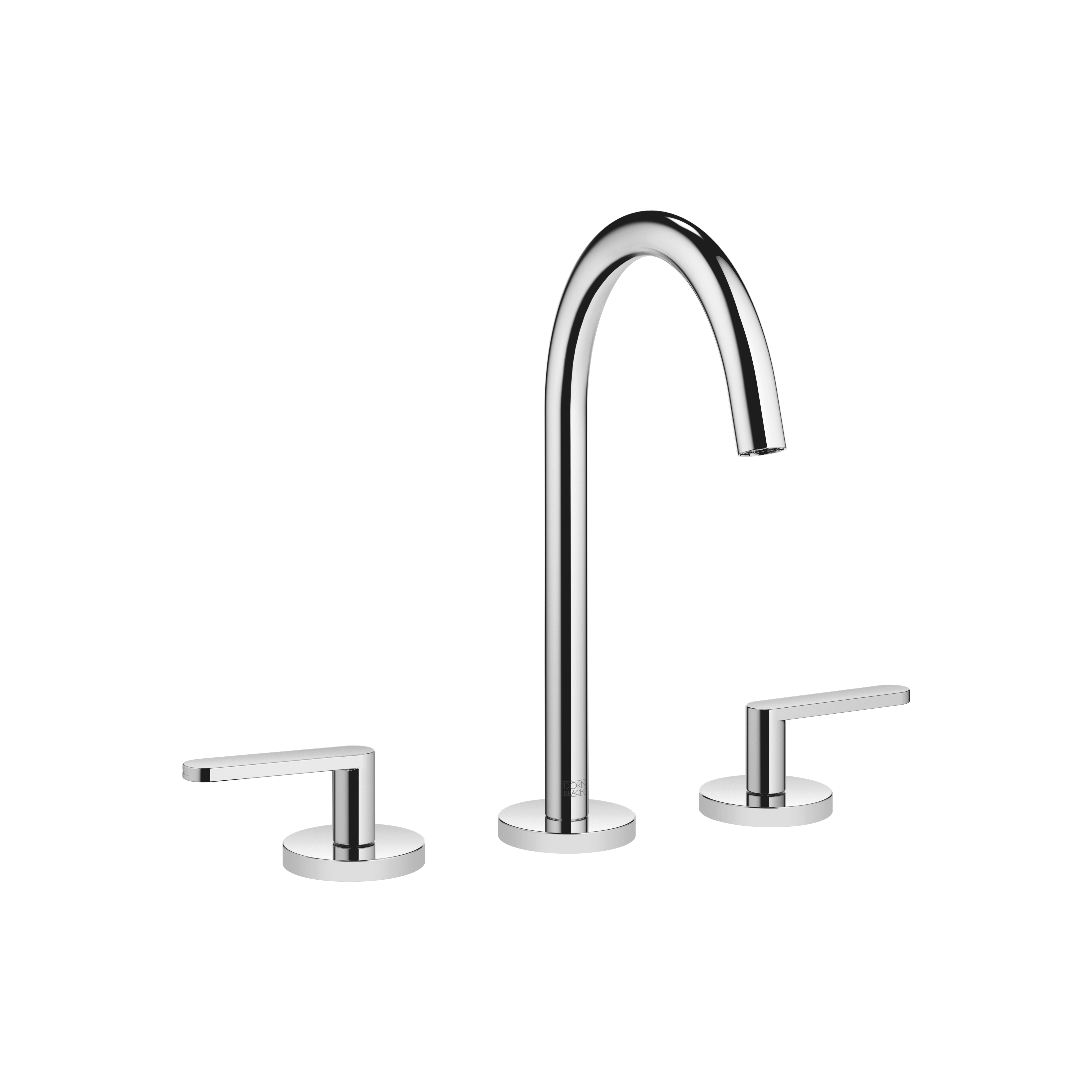 DornBracht META Three-hole lavatory mixer with drain - Chrome