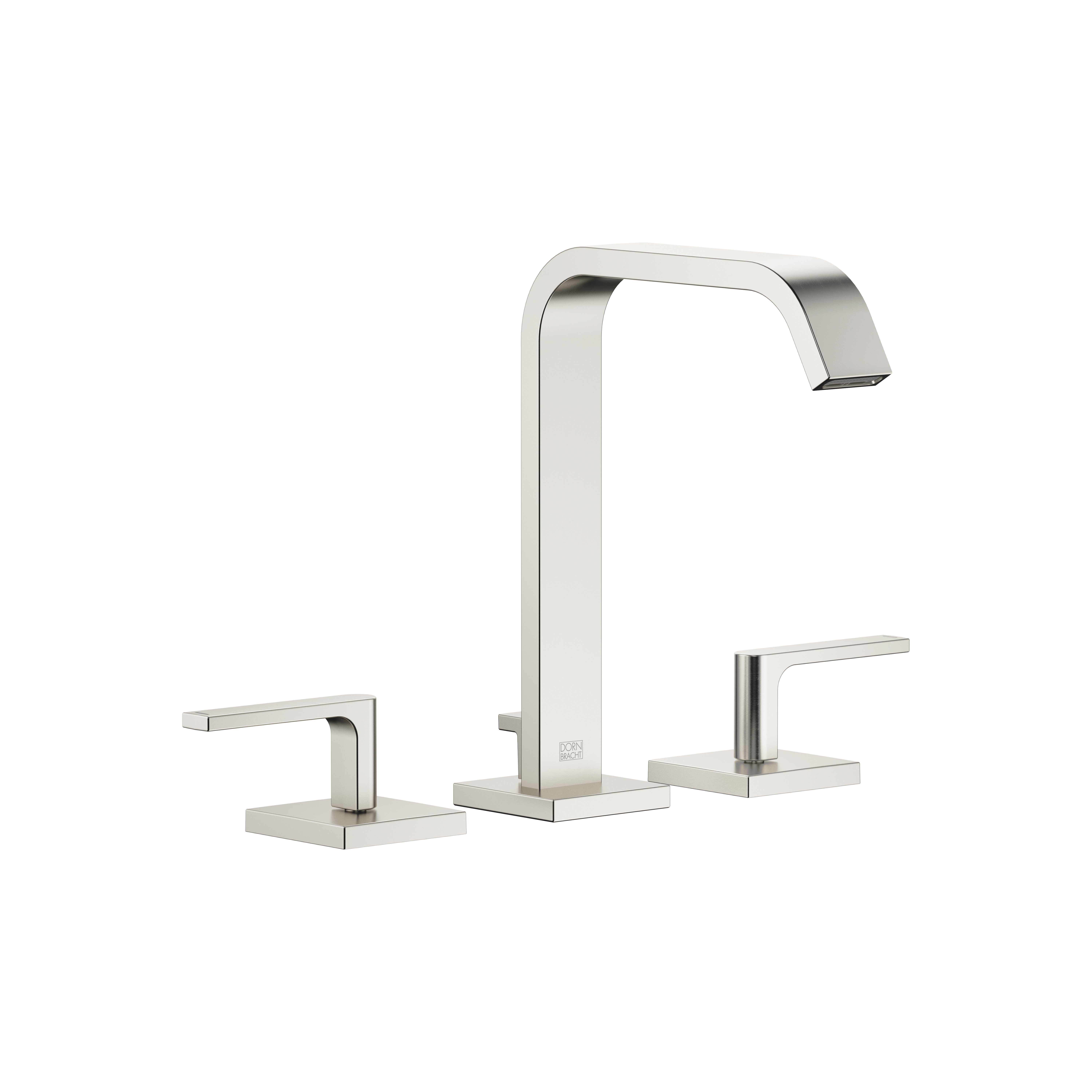 DornBracht IMO Three-hole lavatory mixer with drain - Brushed Platinum