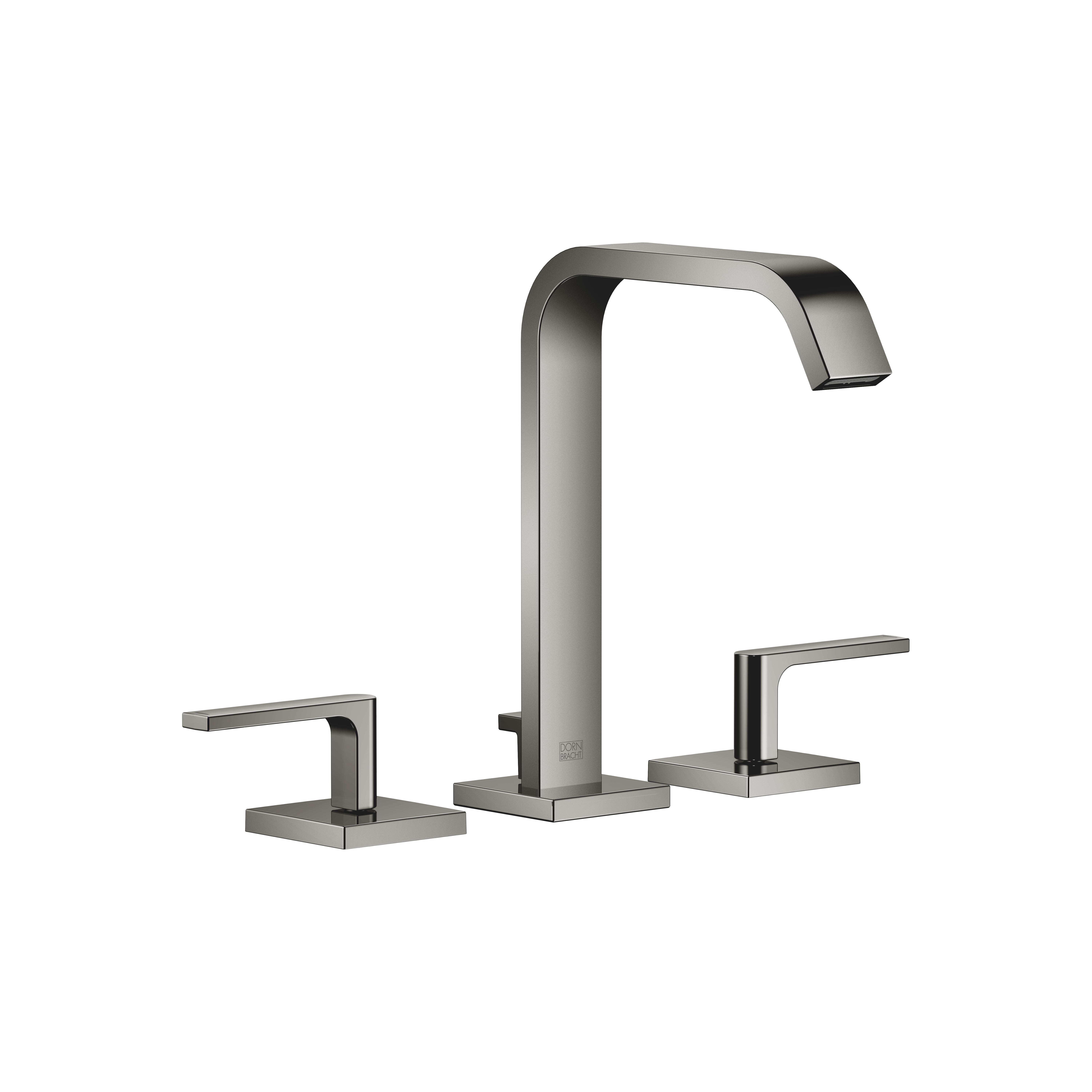 DornBracht IMO Three-hole lavatory mixer with drain - Dark Chrome