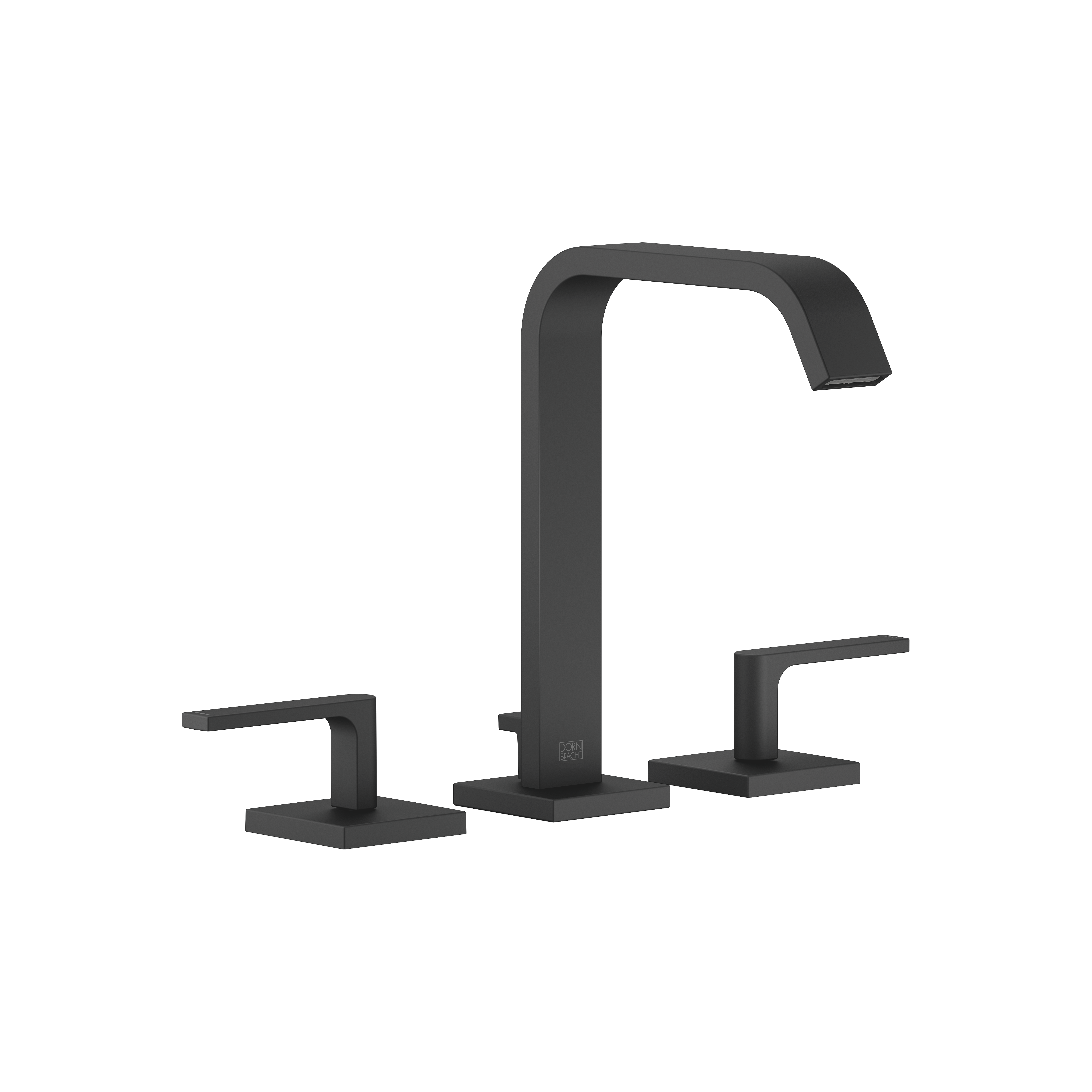 DornBracht IMO Three-hole lavatory mixer with drain - Matte Black
